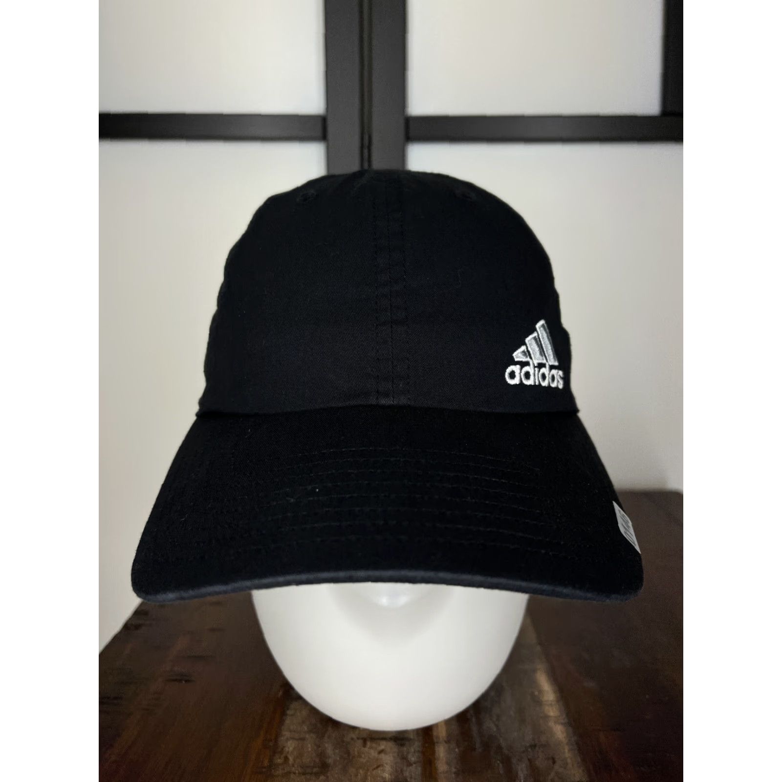 Adidas adidas Hat Cap Strap Back Adult One Size Black Climalite Cotton Poly Golf Golfer Hat Casual Outdoor Logo Adjustable Men Size ONE SIZE - 2 Thumbnail