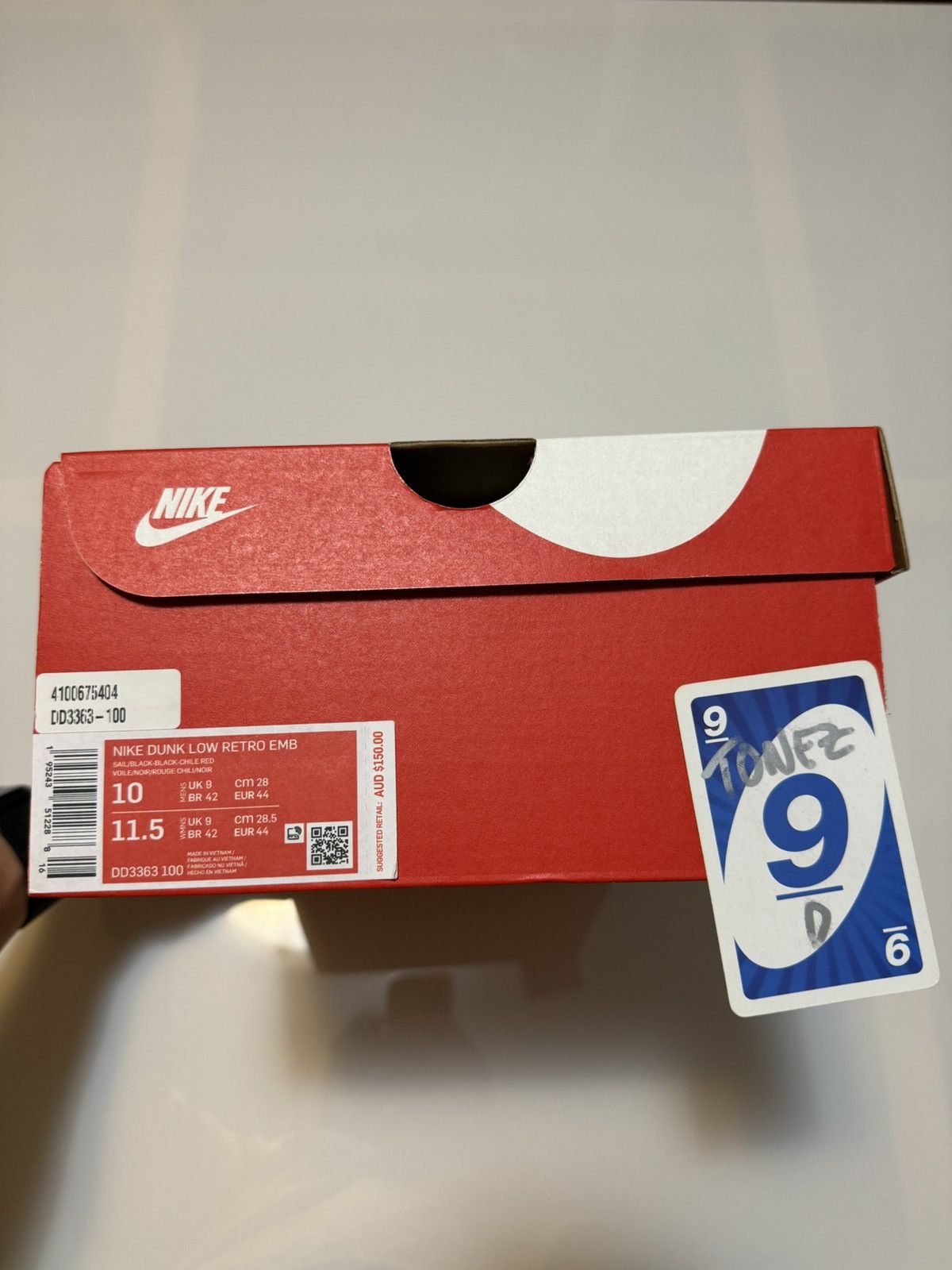 Nike Nike Dunk Low EMB - 75th Anniversary Chicago Size US 10 / EU 43 - 7 Thumbnail