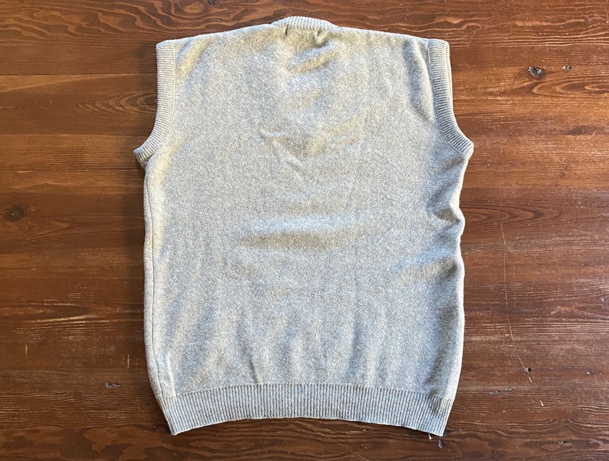Vintage Vintage 60’s/70’s Super Angora Atam Grey Knit Sweater Vest Size US XL / EU 56 / 4 - 6 Thumbnail