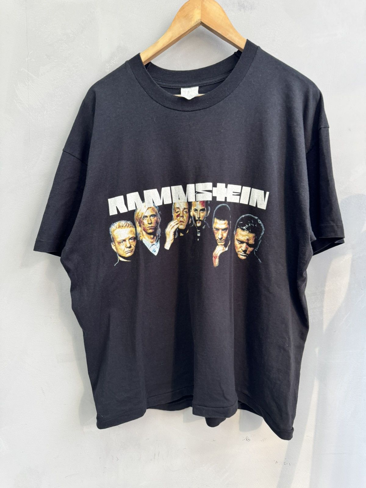 Band Tees Rare 90s single stitch Rammstein band t shirt Size US M / EU 48-50 / 2 - 7 Thumbnail