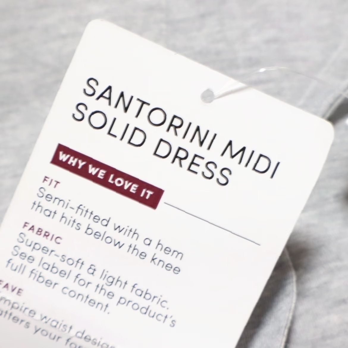 Athleta Athleta Dress Women XS Santorini Midi Modal Solid Gray Size XS / US 0-2 / IT 36-38 - 6 Thumbnail