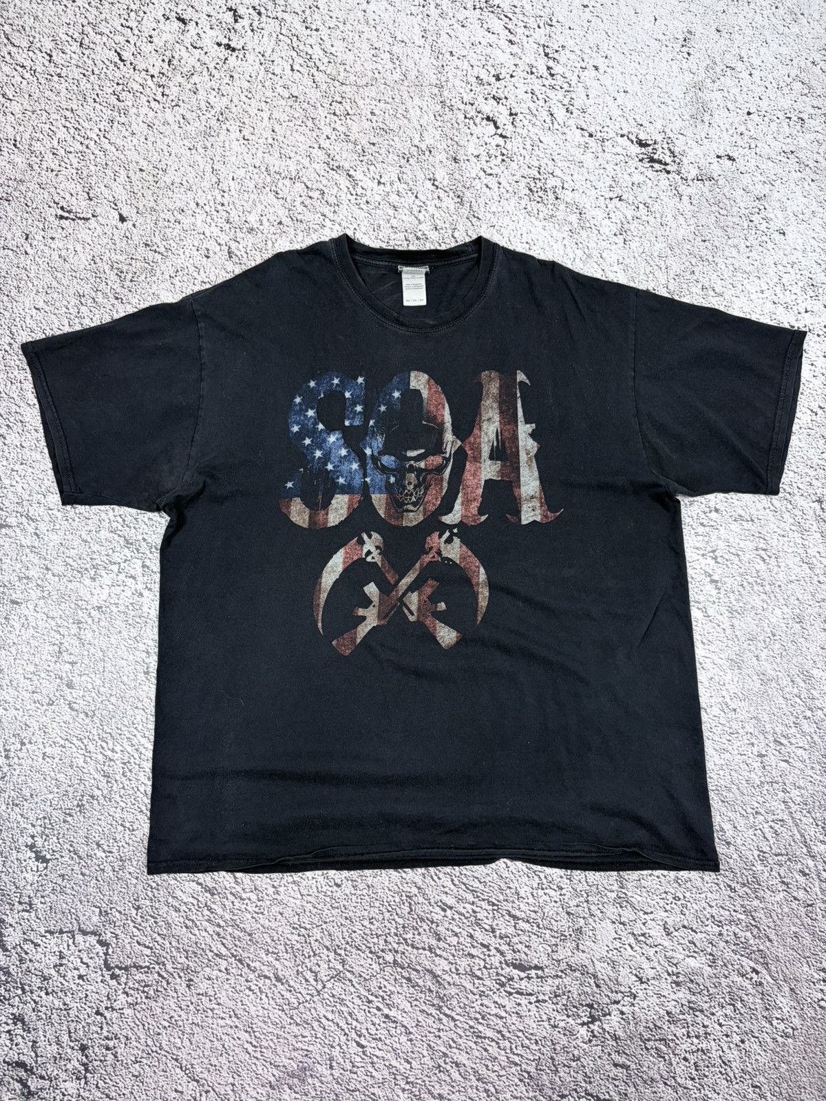 Band Tees Vintage Sons Of Anarchy SOA Graphic Skull Tee 2XL Size US XXL / EU 58 / 5 - 1 Thumbnail