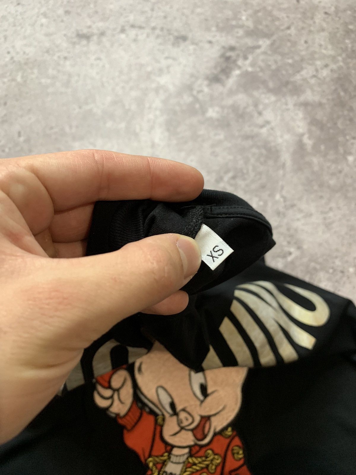 Moschino Moschino Couture Porky Pig Black T-shirt Looney Tunes Size US XS / EU 42 / 0 - 6 Thumbnail