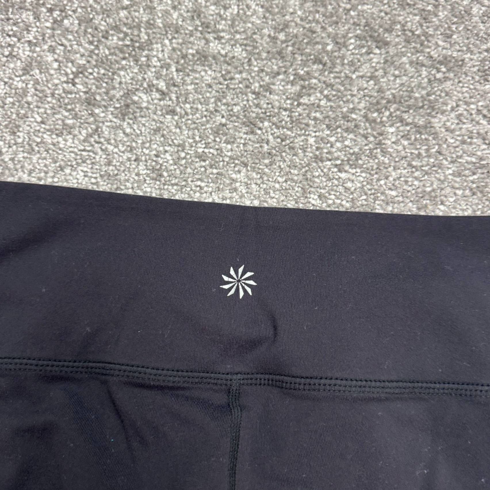 Athleta VINTAGE Athleta Compression Leggings Womens Medium Black Activewear Skinny Ankle Gym Yoga Size 32" / US 10 / IT 46 - 4 Thumbnail