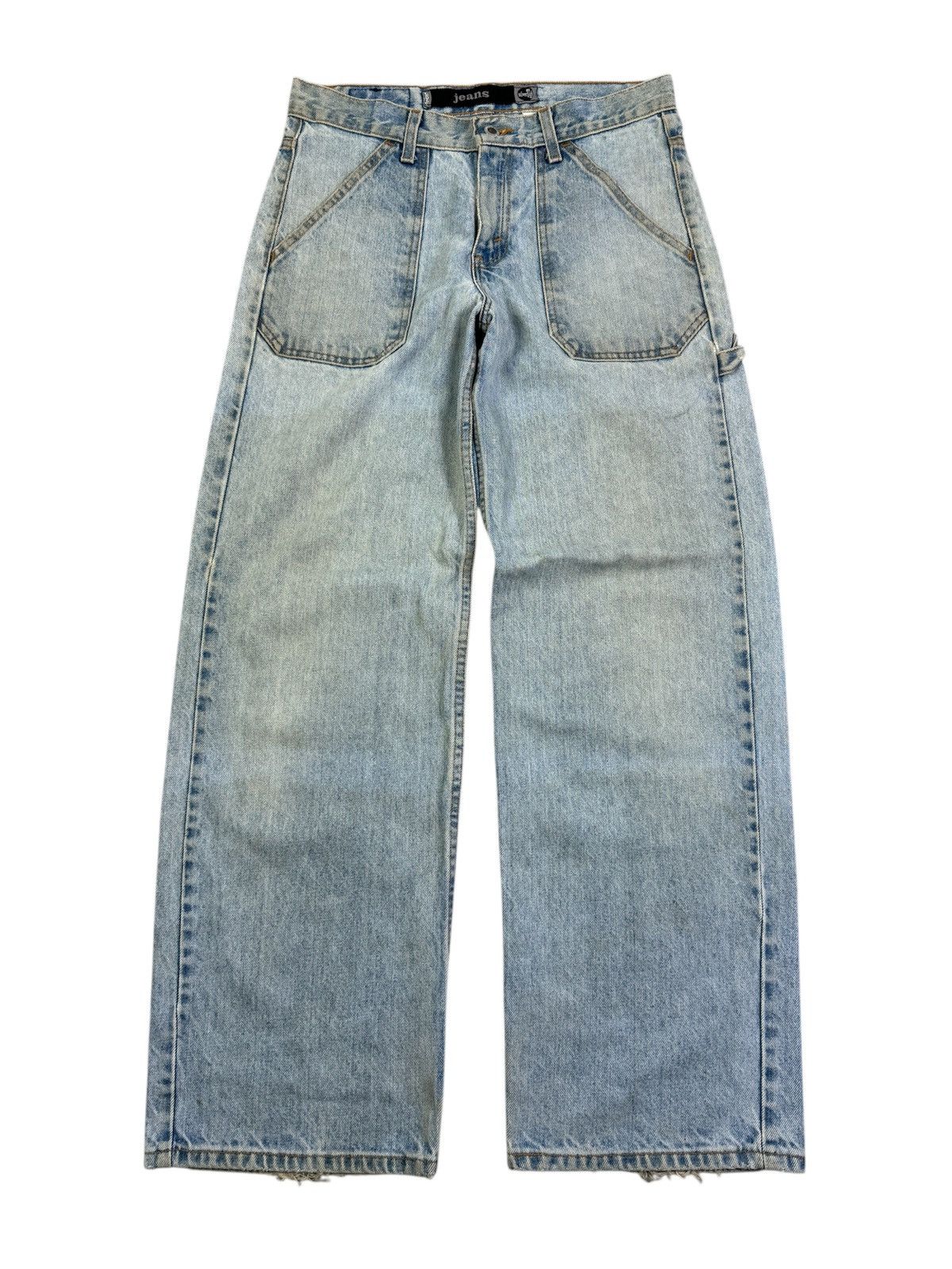 Levi's 1990s Levis - Washed Blue Wide Jeans Size US 30 / EU 46 - 1 Thumbnail