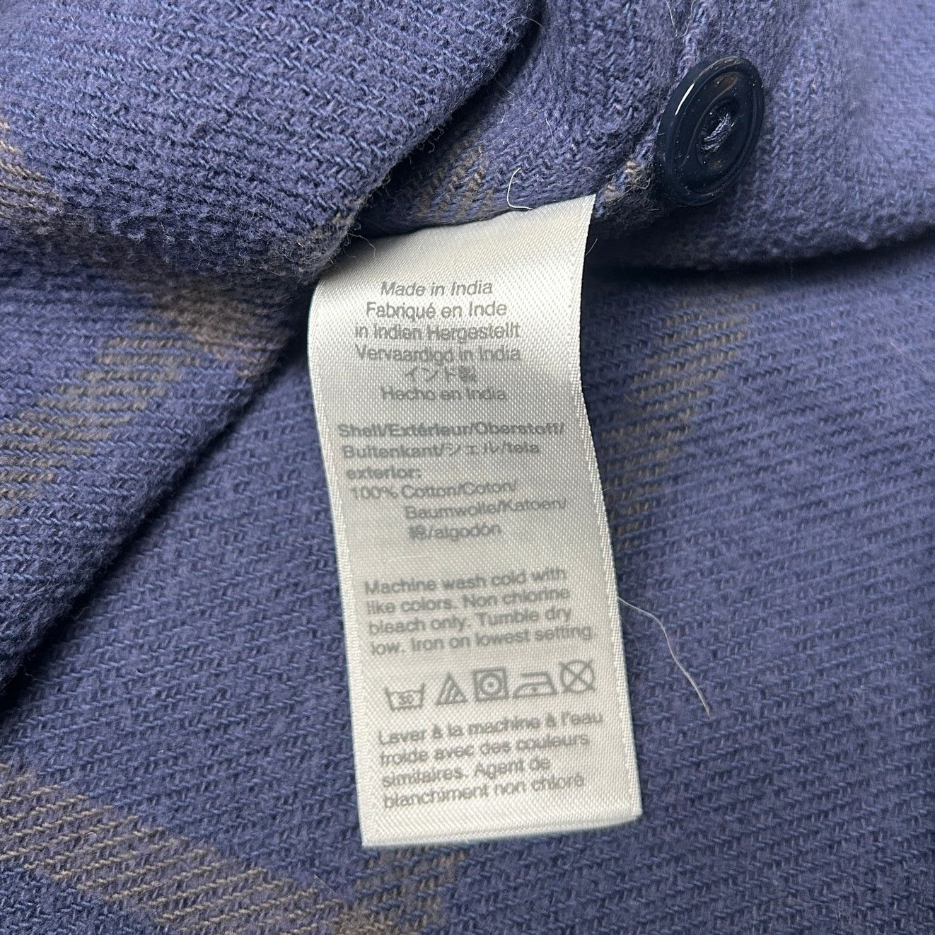 Wallace & Barnes Wallace & Barnes J.Crew Windowpane Flannel Shirt Men's Small Size US S / EU 44-46 / 1 - 7 Thumbnail