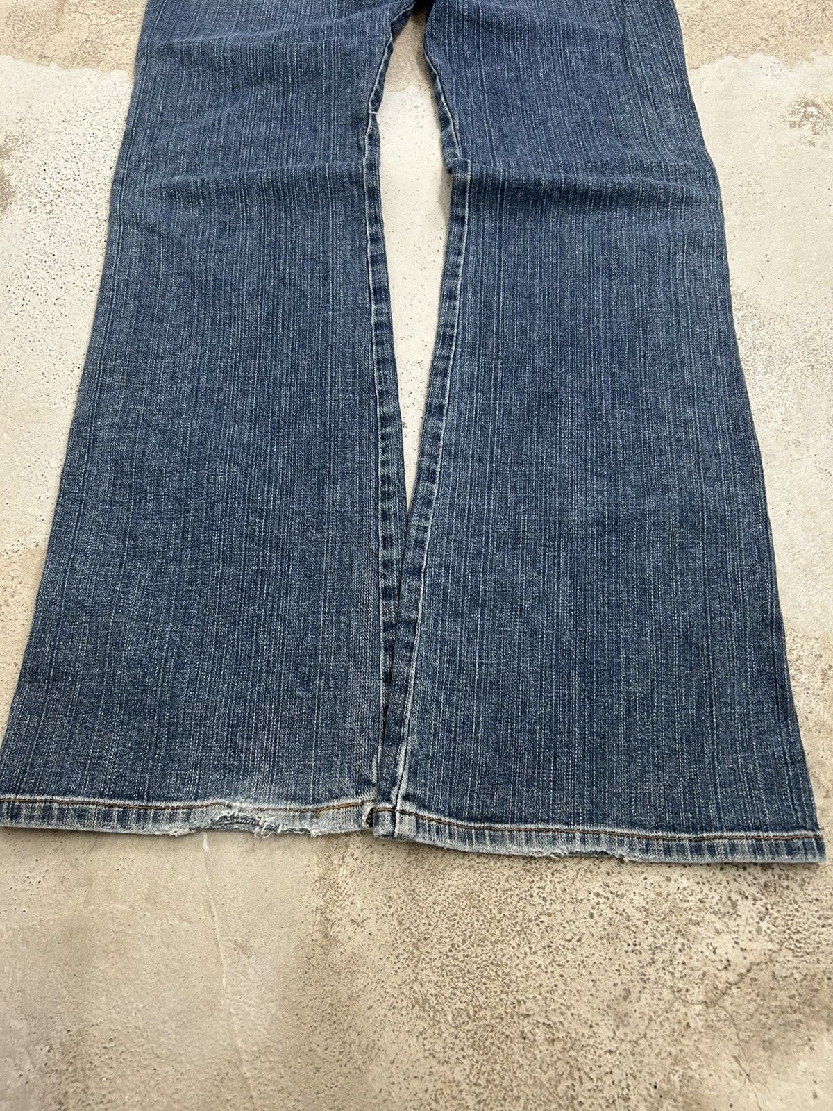 GOSTAR DE FUGA Vintage Puka Flare Carpenter Jean Double Pocket Utility Styl Size US 32 / EU 48 - 12 Thumbnail