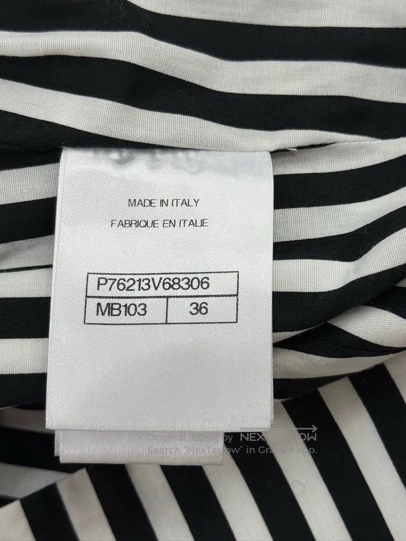 Chanel Chanel 24M coco beach striped full double c logo glitter s Size 24" / US 00 / IT 34 - 5 Thumbnail