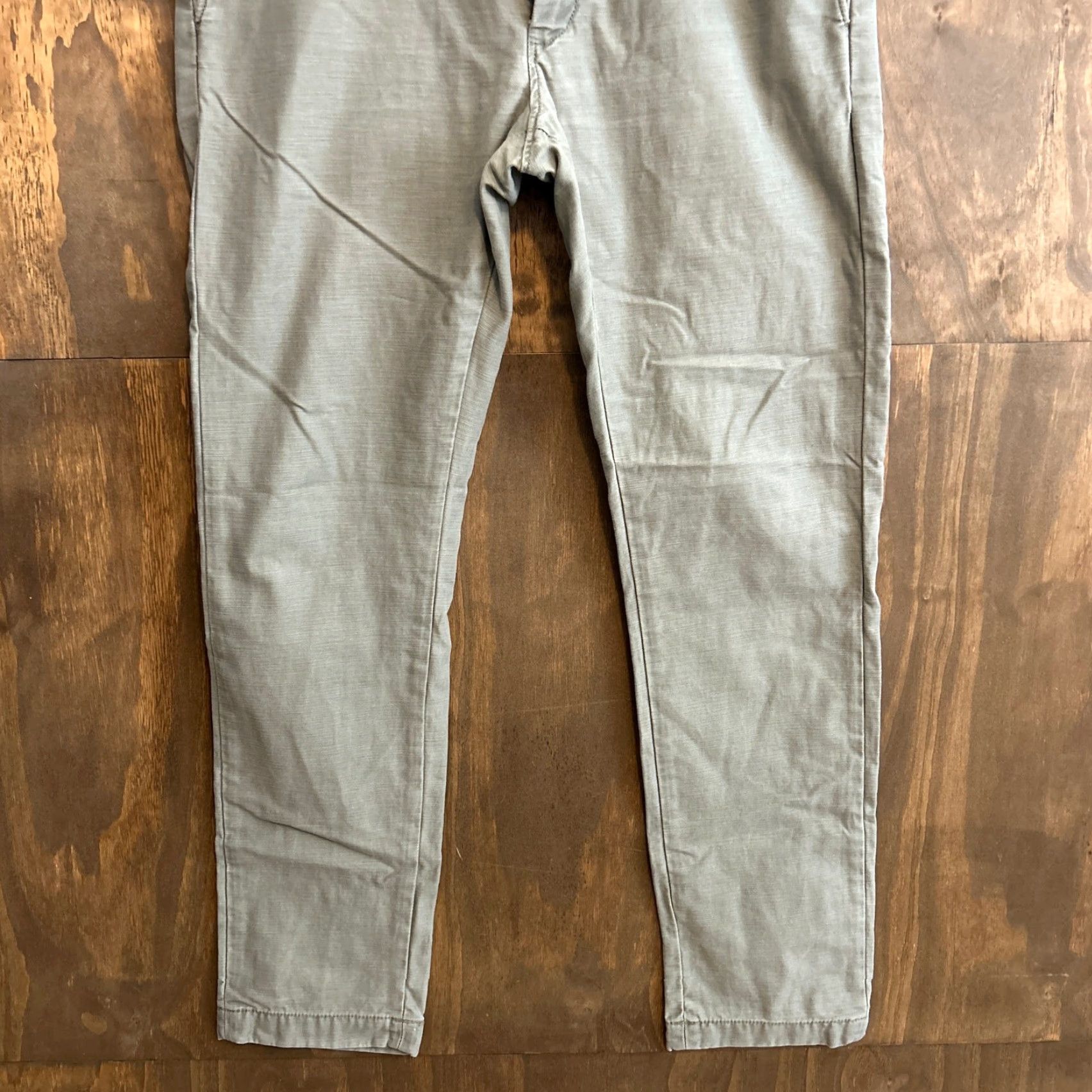 J.Crew J.CREW Mens Pants Green 484 Slim Straight Leg Chinos 100% Cotton 32x32 Size US 33 - 3 Thumbnail