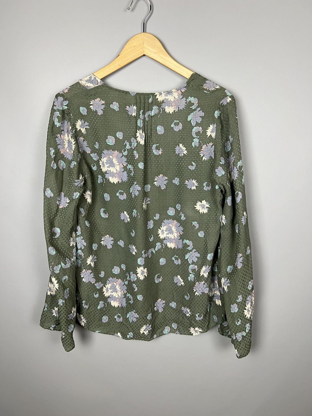 Zadig & Voltaire (M) Zadig & Voltaire Tina print silk women blouse rare Size M / US 6-8 / IT 42-44 - 8 Thumbnail