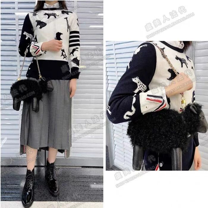 Thom Browne Thom Browne Plaid wool sweater Size M / US 6-8 / IT 42-44 - 4 Thumbnail