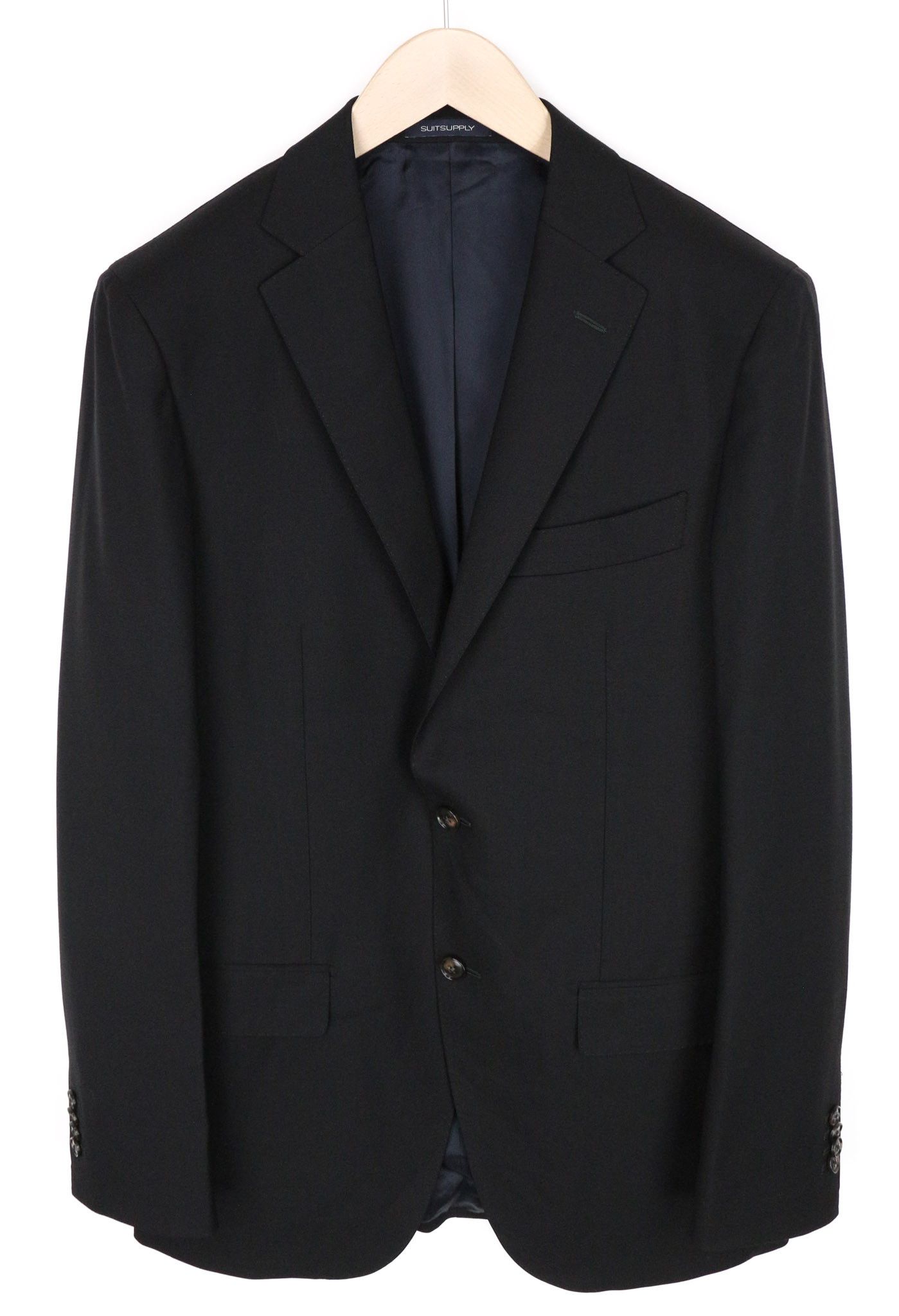 Suitsupply SIENNA UK38L Black Wool Super 150s Blazer 73316 Size 38L - 1 Thumbnail