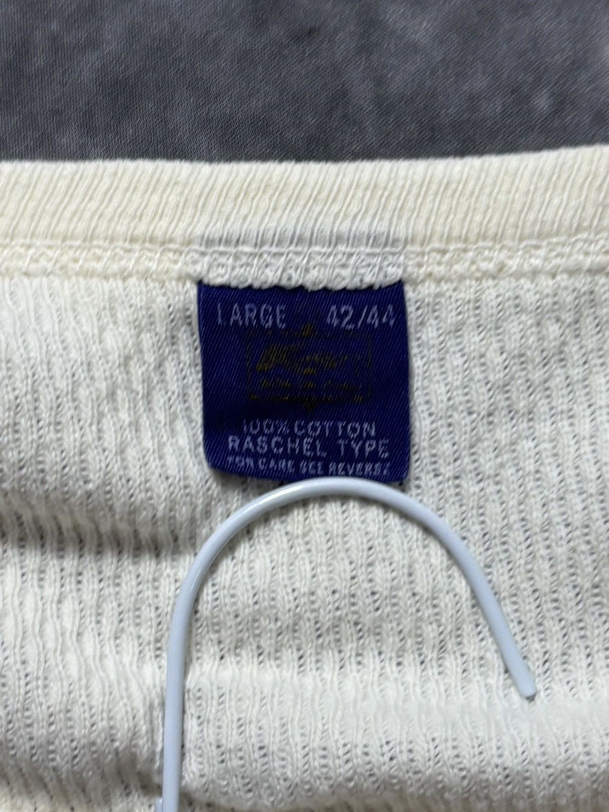 Vintage 1980s KMart Longsleeve Vintage Thermal Shirt Waffle 80s 90s Size US L / EU 52-54 / 3 - 3 Thumbnail
