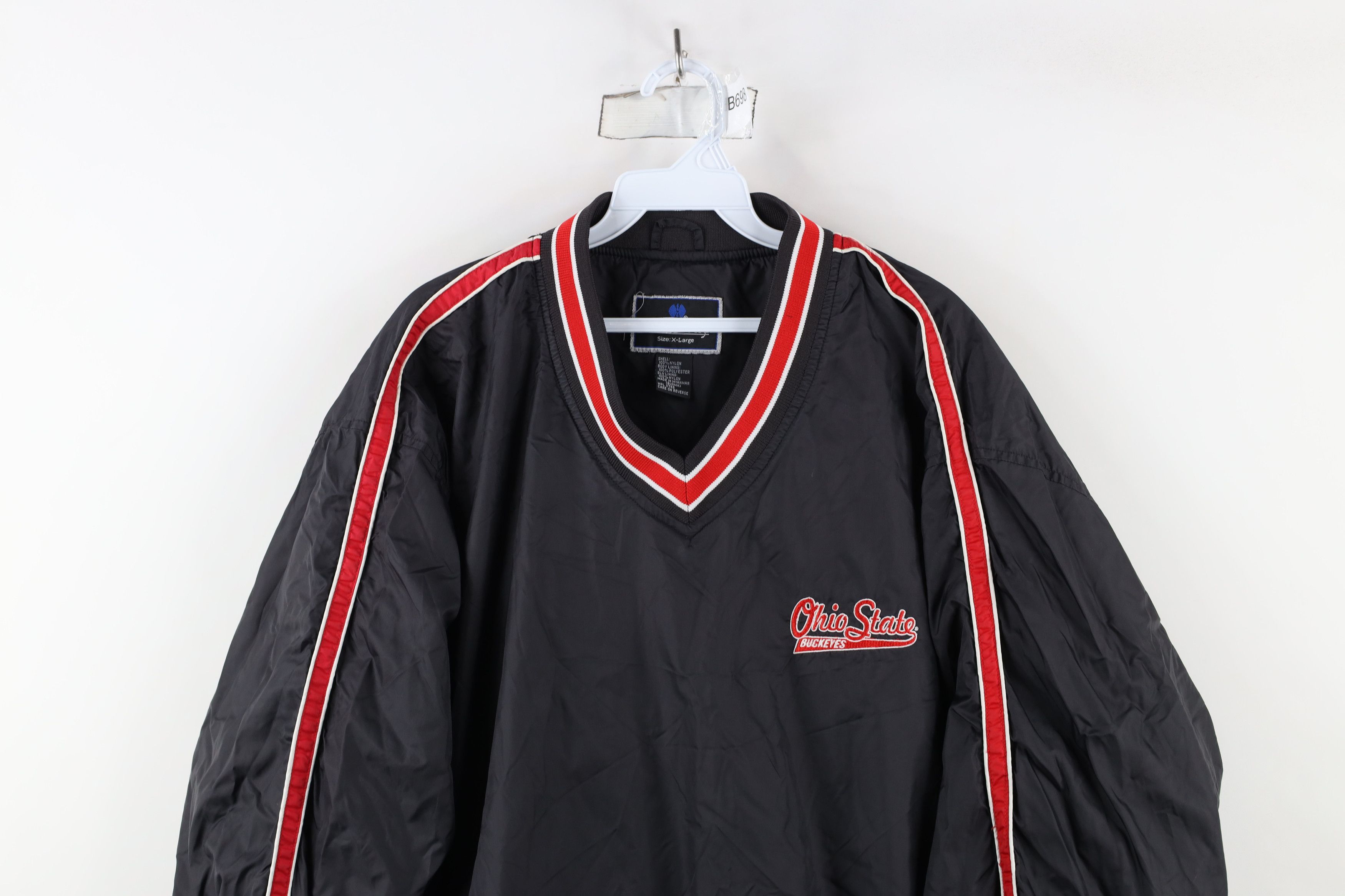 Vintage Vintage 90s Script Ohio State University Windbreaker Jacket Size US XL / EU 56 / 4 - 2 Thumbnail
