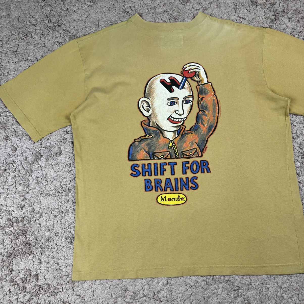 Mambo Vintage Mambo "Shift for Brains" T-shirt Size US S / EU 44-46 / 1 - 4 Thumbnail