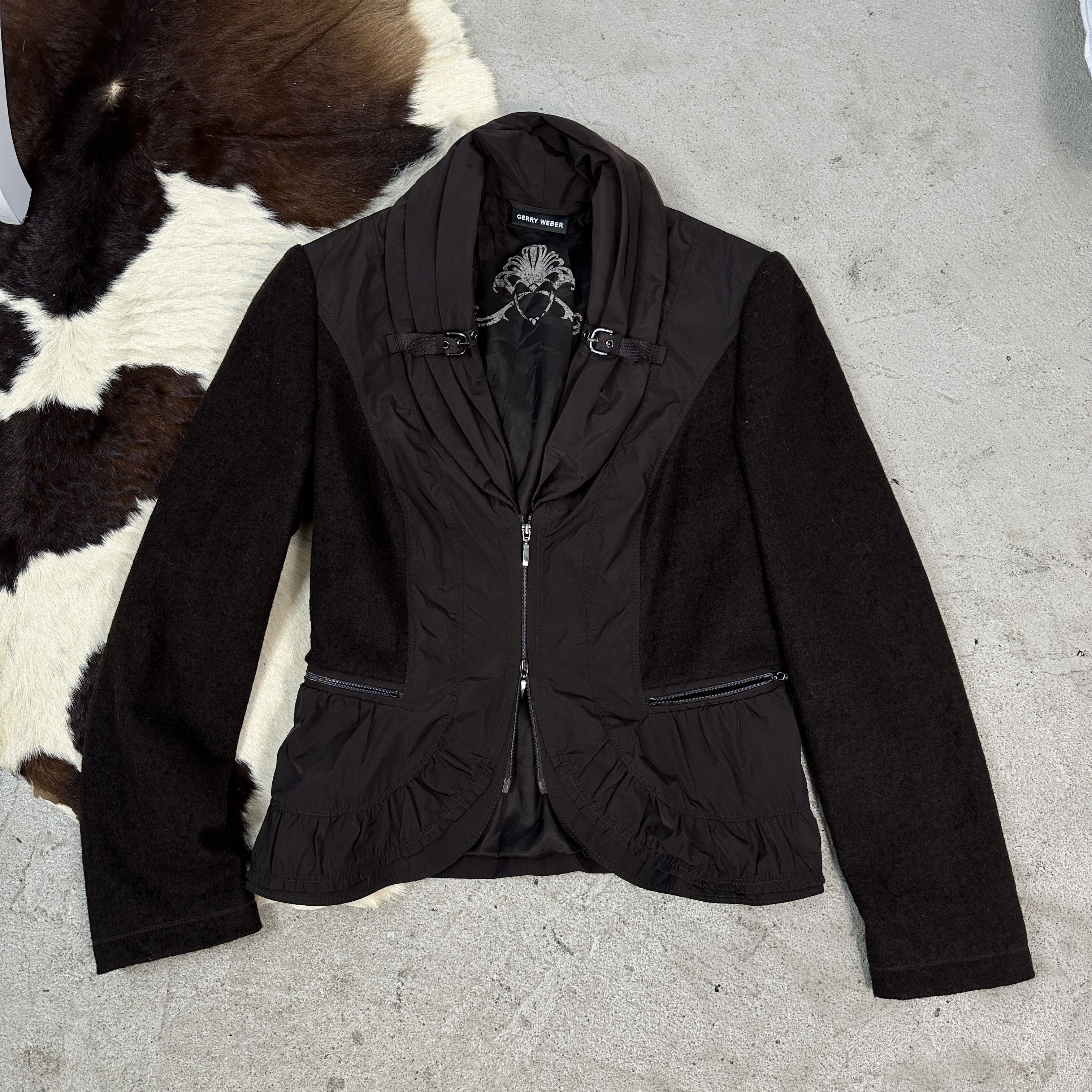 Vintage Vintage Hybrid Wool Nylon Double Zip Jacket Size M / US 6-8 / IT 42-44 - 1 Thumbnail