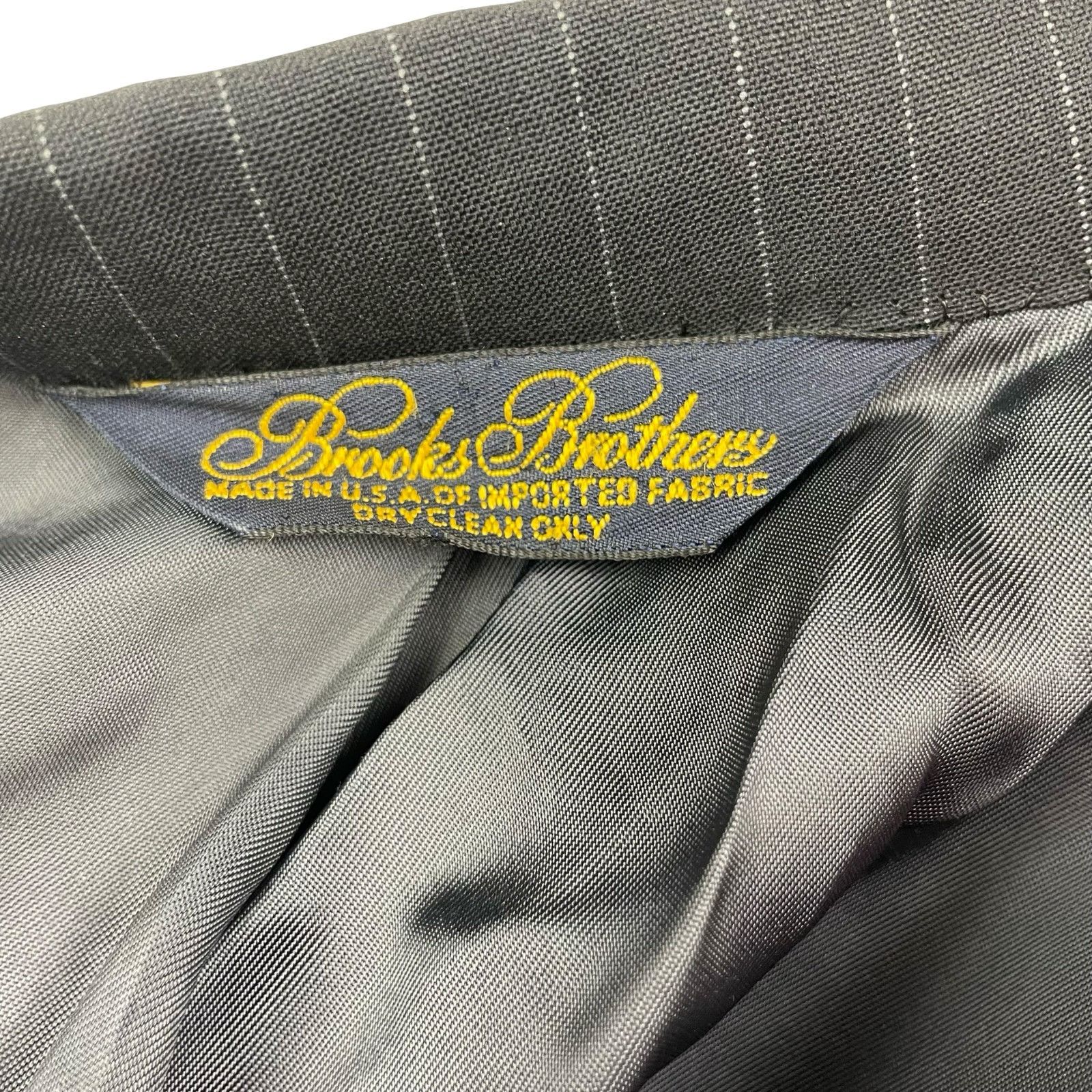 Brooks Brothers Brooks Brothers Golden Fleece Men's 2-Button Blazer Navy Str Size 44R - 5 Thumbnail