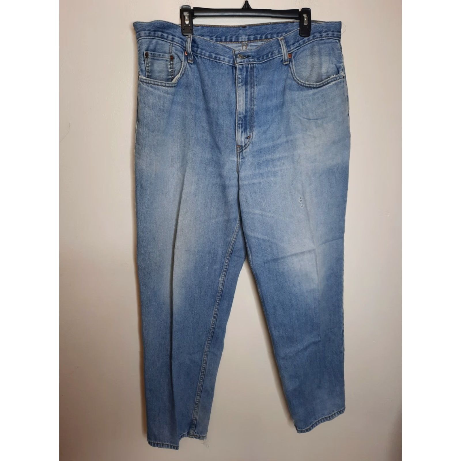 Levi's VINTAGE Levi's 560 Comfort Fit Jeans Men Denim 39x31 Blue Brown Distressed Relaxed Jeans Mens Regular Inseam 31 560 Series Size US 39 - 6 Thumbnail