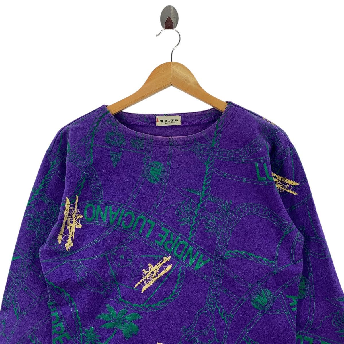 Andreluciano Vintage ANDRE LUCIANO Vesto Quest’Abito Fullprint Tshirt Size M / US 6-8 / IT 42-44 - 2 Thumbnail
