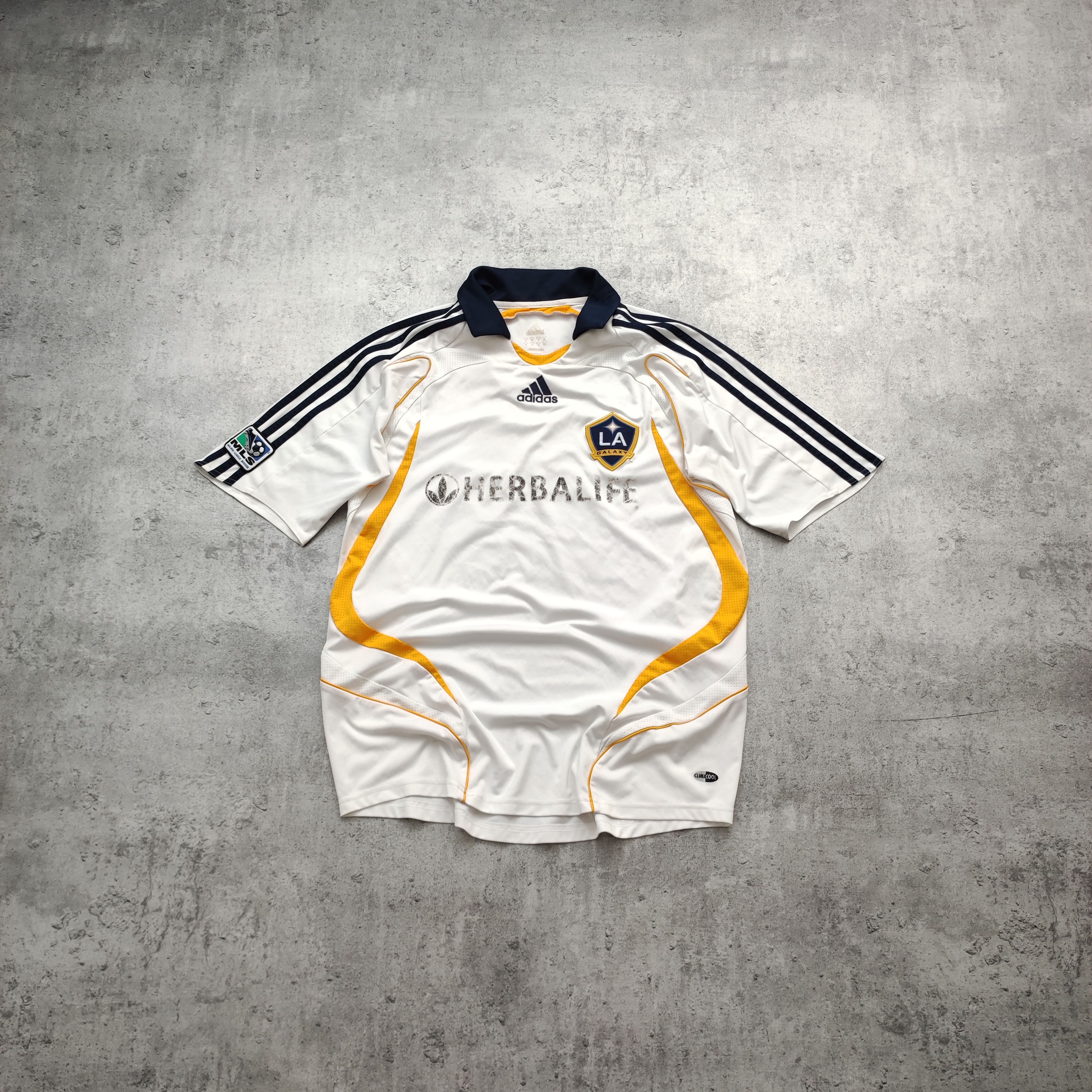 Vintage Vintage RARE 2007 Adidas x LA Galaxy #23 Beckham Jersey Size US M / EU 48-50 / 2 - 2 Thumbnail