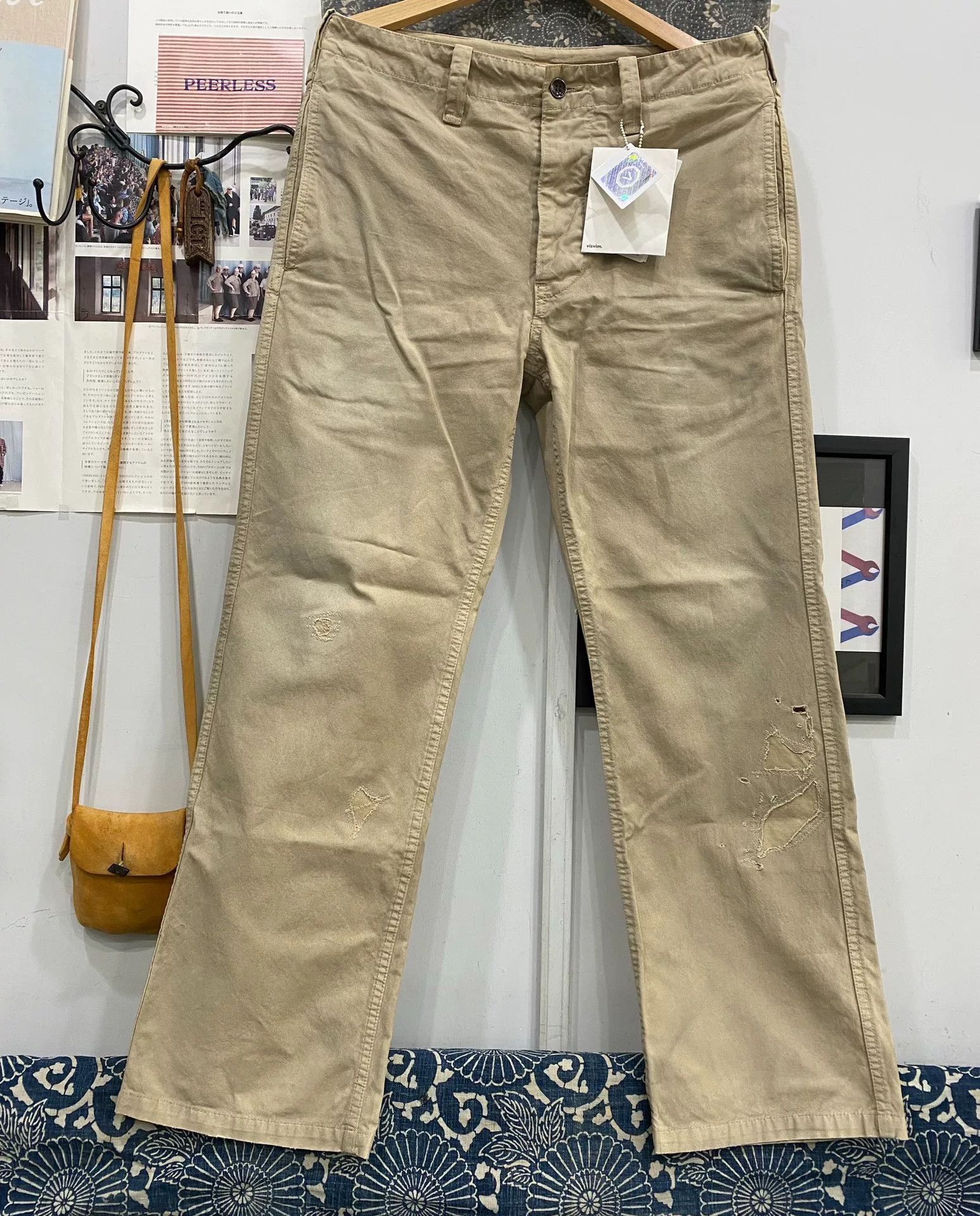 Visvim visvim gifford pants in beige Size US 33 - 1 Thumbnail
