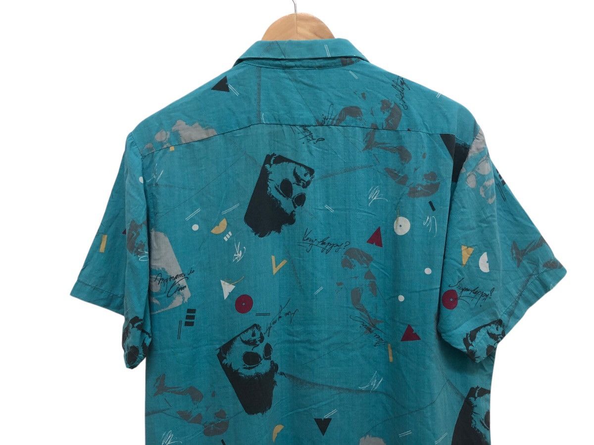 Japanese Brand × Vintage POP 🔥 OFF ROAD PARTY GRAPHIC RAYON OPEN COLLAR SHIRT Size US L / EU 52-54 / 3 - 8 Thumbnail