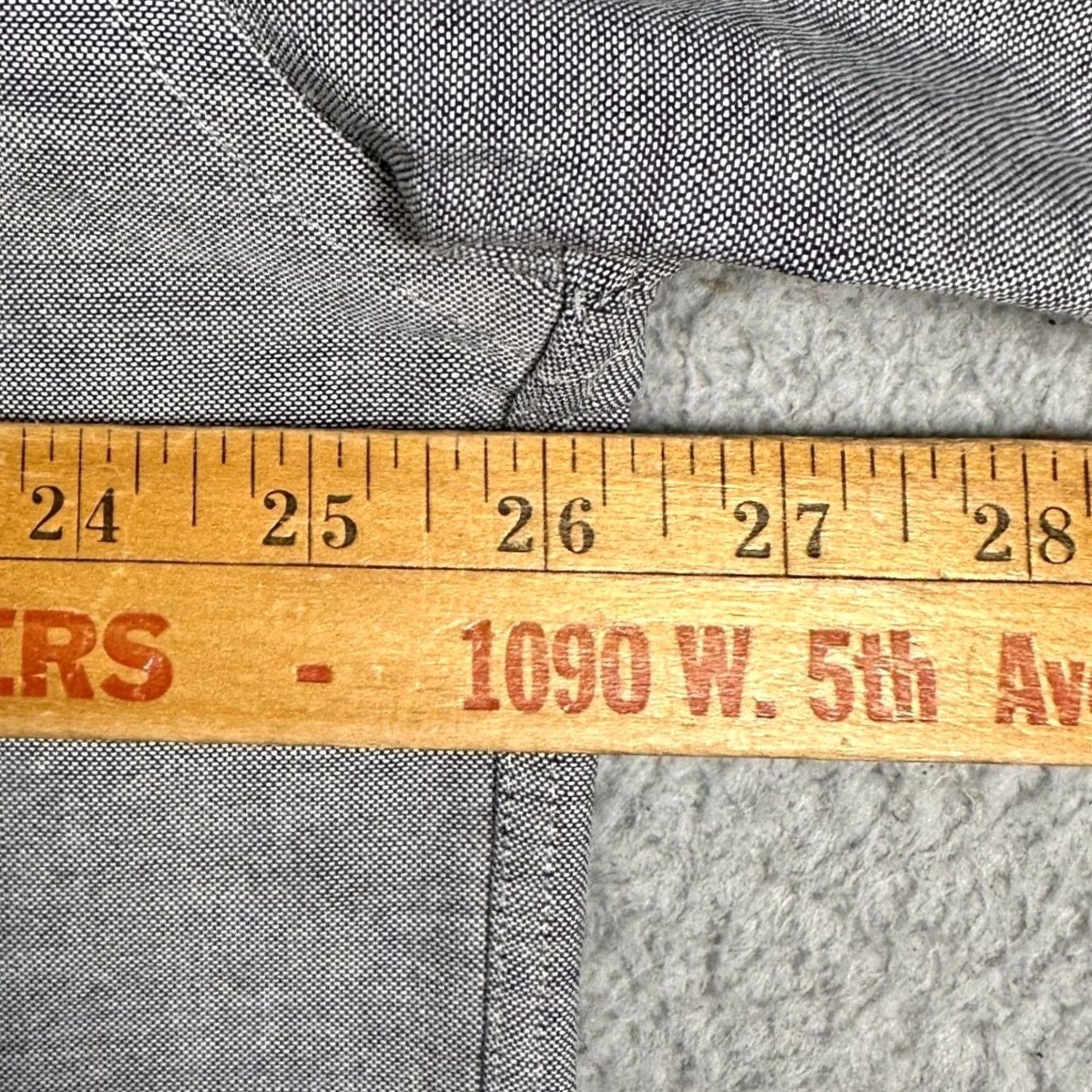 Harley Davidson Harley-Davidson Shirt Mens XL Gray Oxford Button-Down Long Sleeve Pocket Logo Size US XL / EU 56 / 4 - 7 Thumbnail