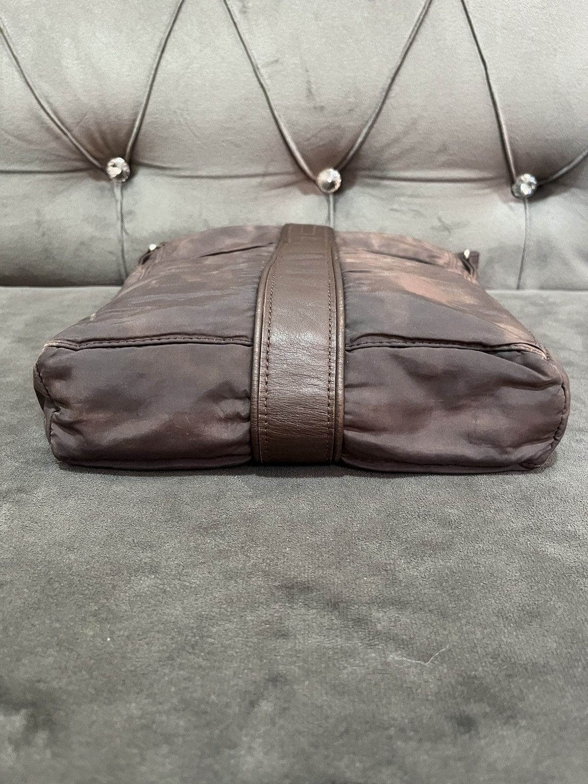 Hermes Auth HERMES Acapulco Bandouliere Shoulder Bag Nylon Brown Size ONE SIZE - 12 Thumbnail