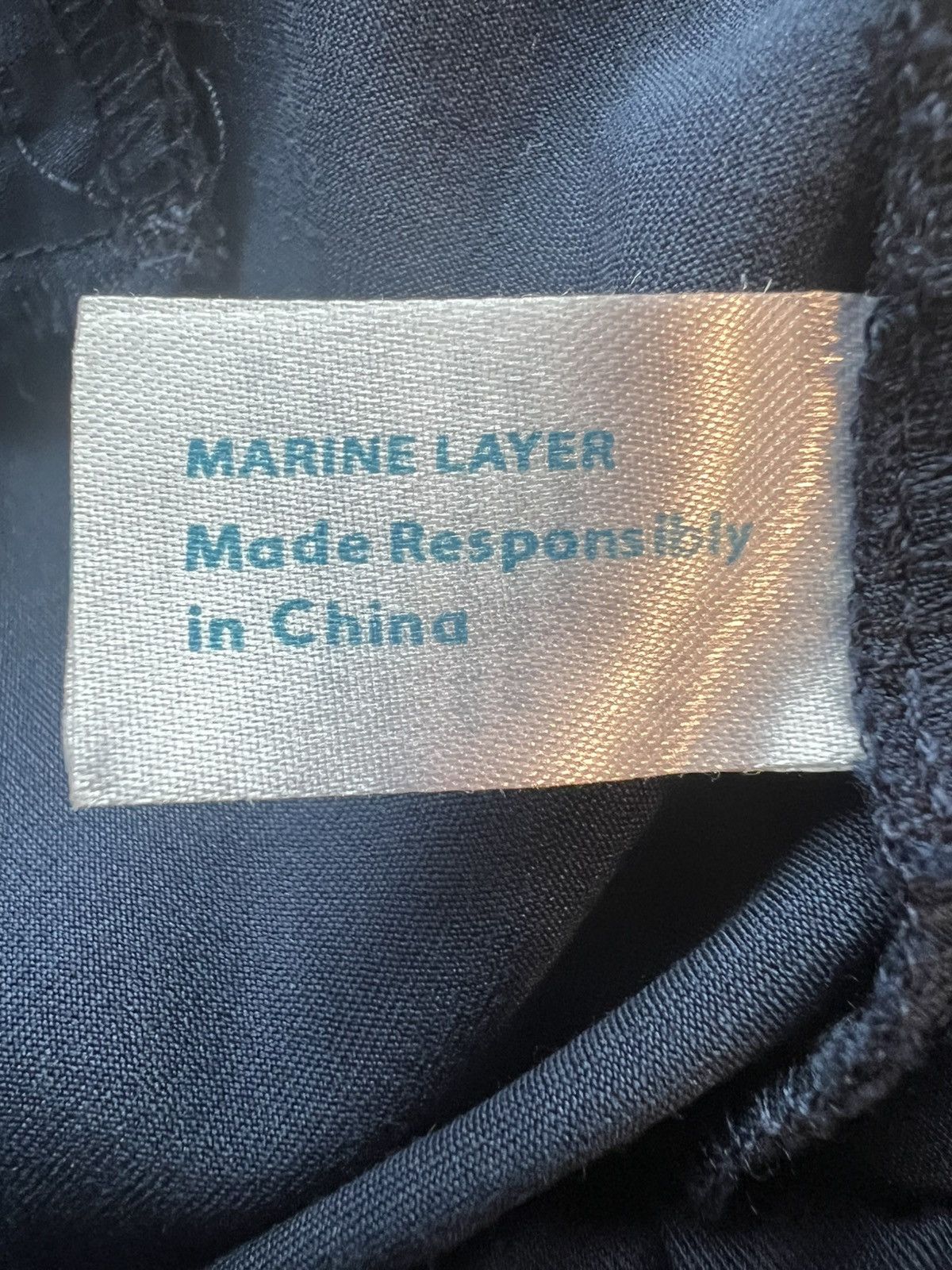 Marine Layer Marine Layer Re-Spun Allie Tapered Pants Navy Blue XS Size 26" / US 2 / IT 38 - 5 Thumbnail