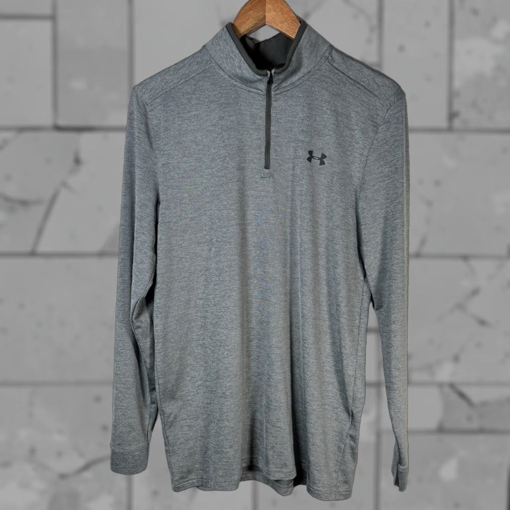 Under Armour Under Armour Golf Gray HeatGear Half Zip Pullover Mens Size S Activewear Size US S / EU 44-46 / 1 - 1 Thumbnail