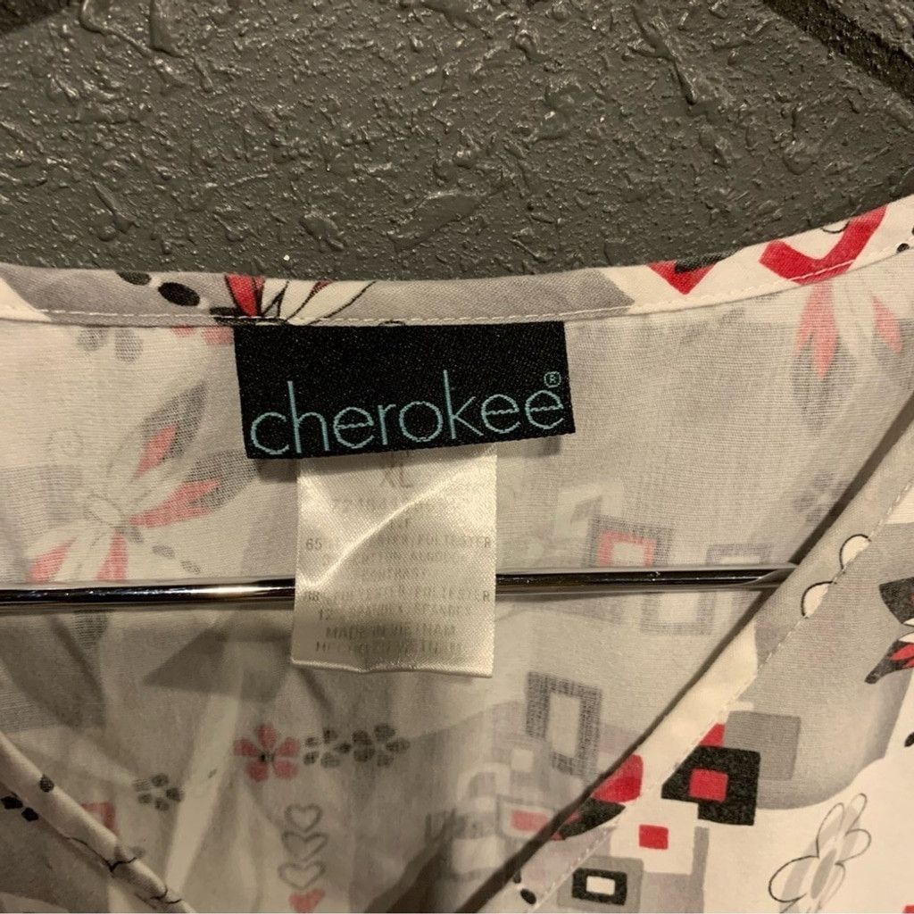 Cherokee Cherokee Scrub Top Size XL / US 12-14 / IT 48-50 - 3 Thumbnail