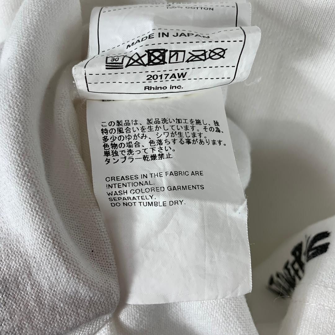 White Mountaineering White Mountaineering 2017AW Logo Hem Long Sleeve Shirt Size US L / EU 52-54 / 3 - 12 Thumbnail