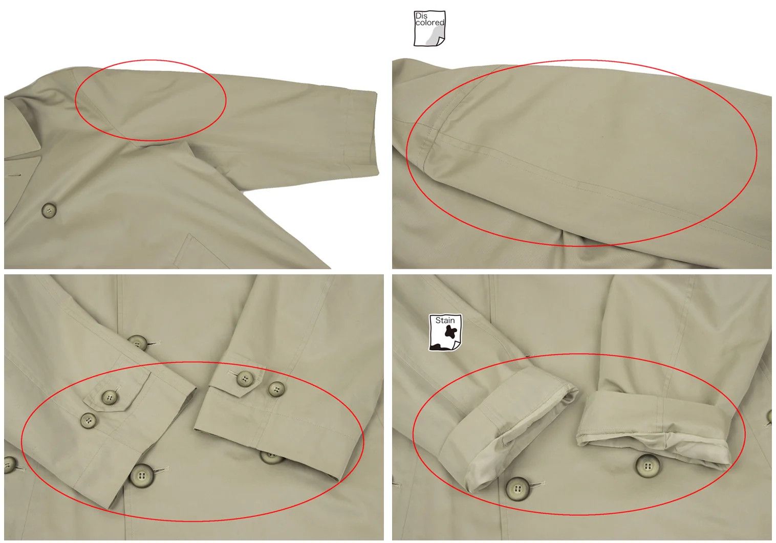Issey Miyake Cotton Double Design Coat in Beige, Size L Size US L / EU 52-54 / 3 - 7 Thumbnail