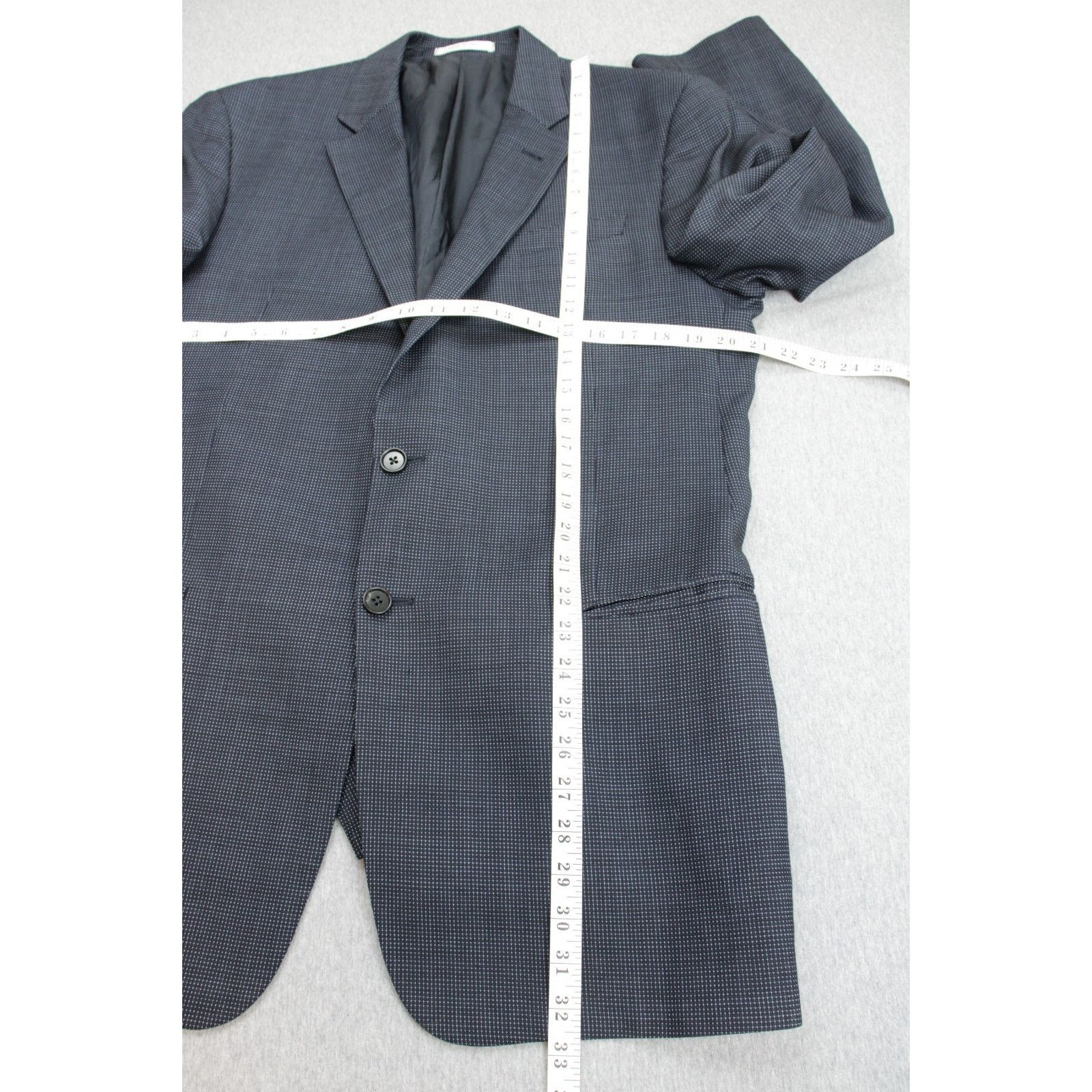 Giorgio Armani Giorgio Armani Blazer Mens 42L 100% Wool Made In Italy Size 42L - 11 Thumbnail