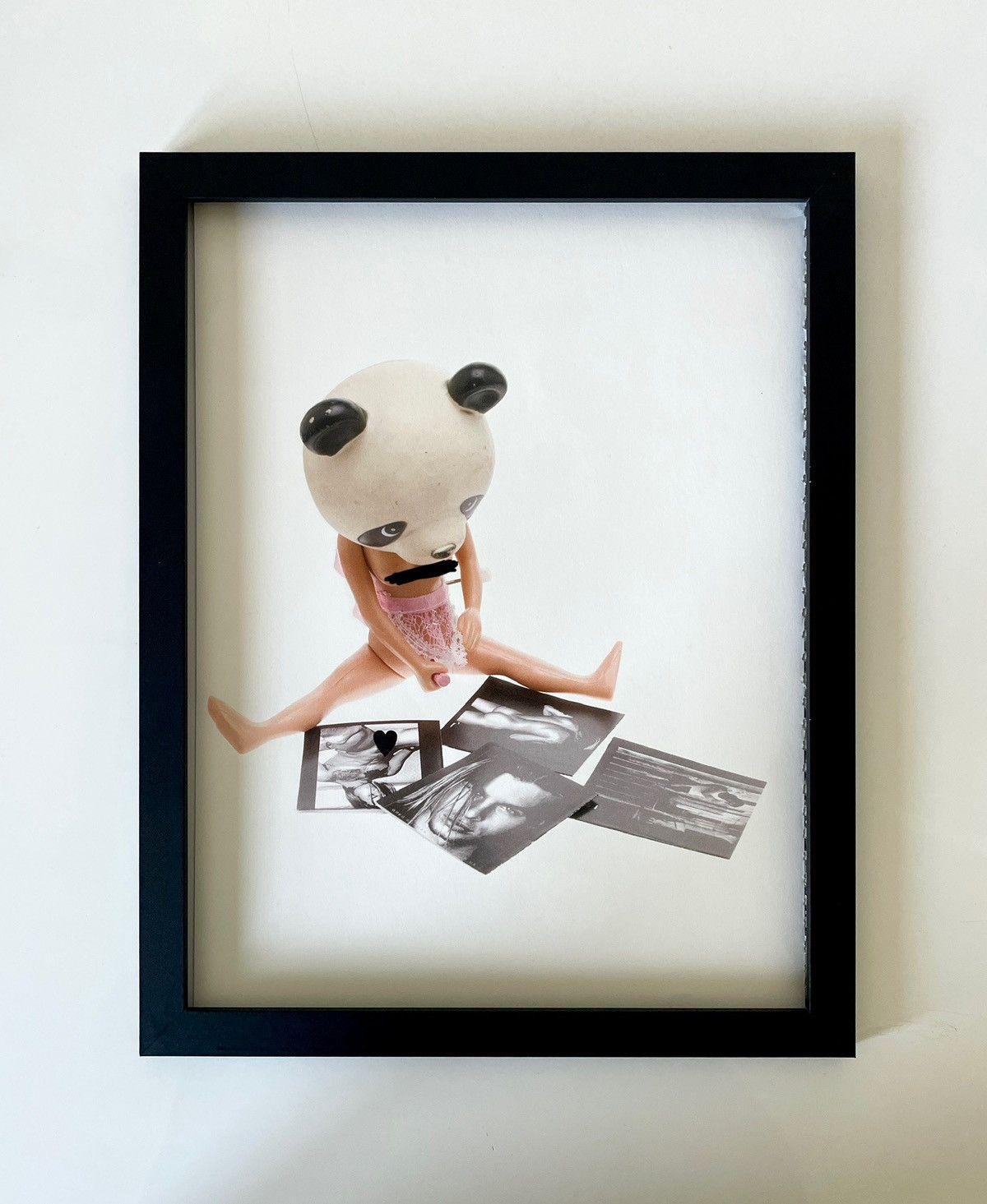 Chrome Hearts panda figurines Framed poster 9x11