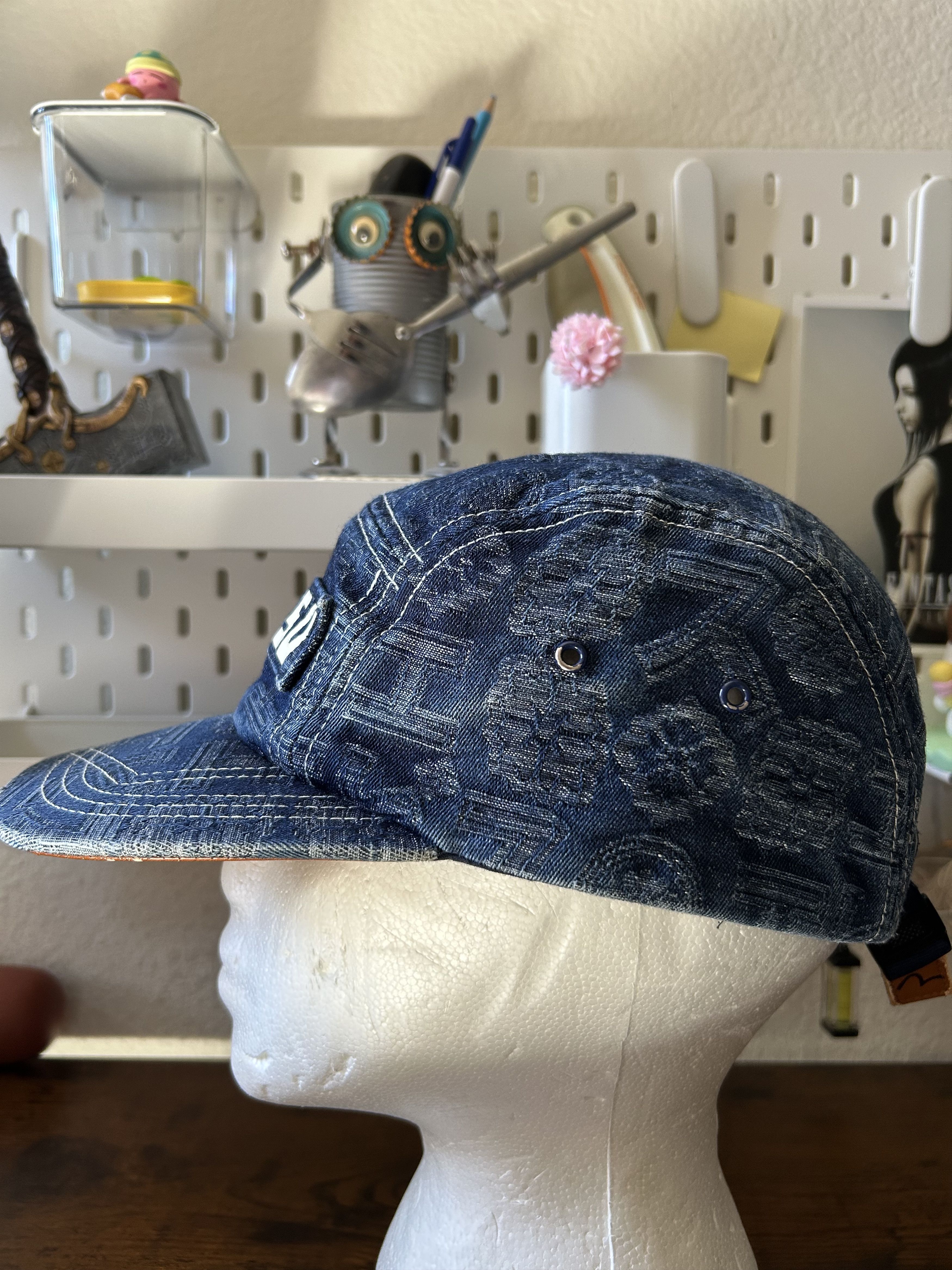 Evisu Japanese Denim 5 Panel Hat Size ONE SIZE - 3 Thumbnail