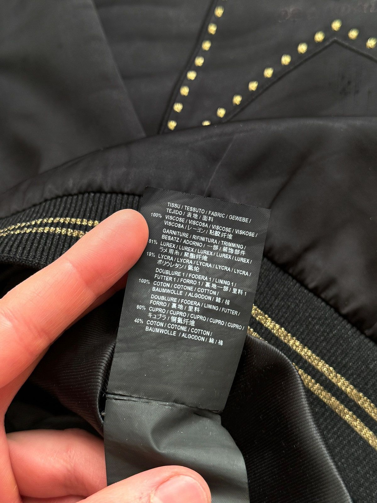 Saint Laurent Paris 2016 Hedi Palladium Collection Teddy Souvenir Bomber Size US M / EU 48-50 / 2 - 11 Thumbnail