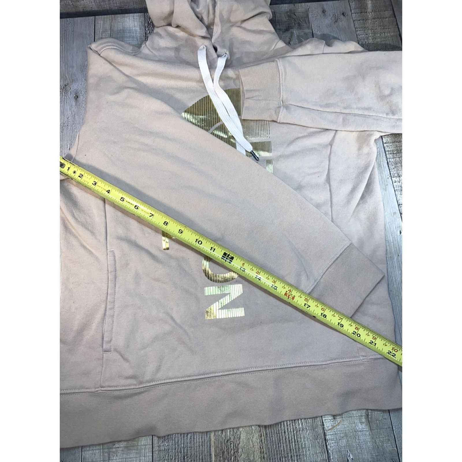 The North Face The North Face Pullover Hoodie Sweatshirt L Women Pink Pockets Activewear Large Tan Gold Blue Turquoise Pink Size L / US 10 / IT 46 - 3 Thumbnail