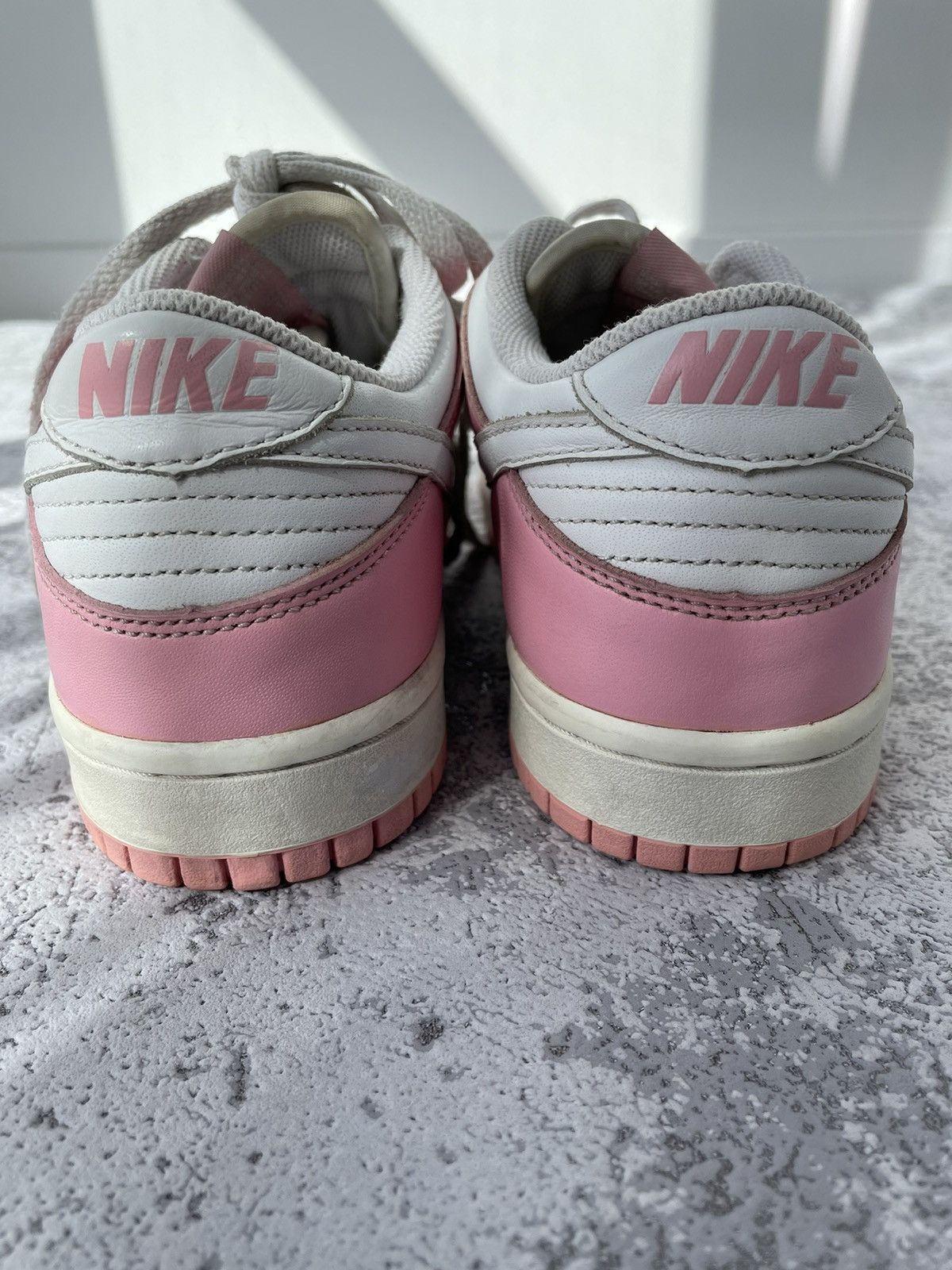 Nike × Vintage Vintage Nike Dunk 2005 Pink Leather Shoes Size US 7.5 / IT 37.5 - 4 Thumbnail
