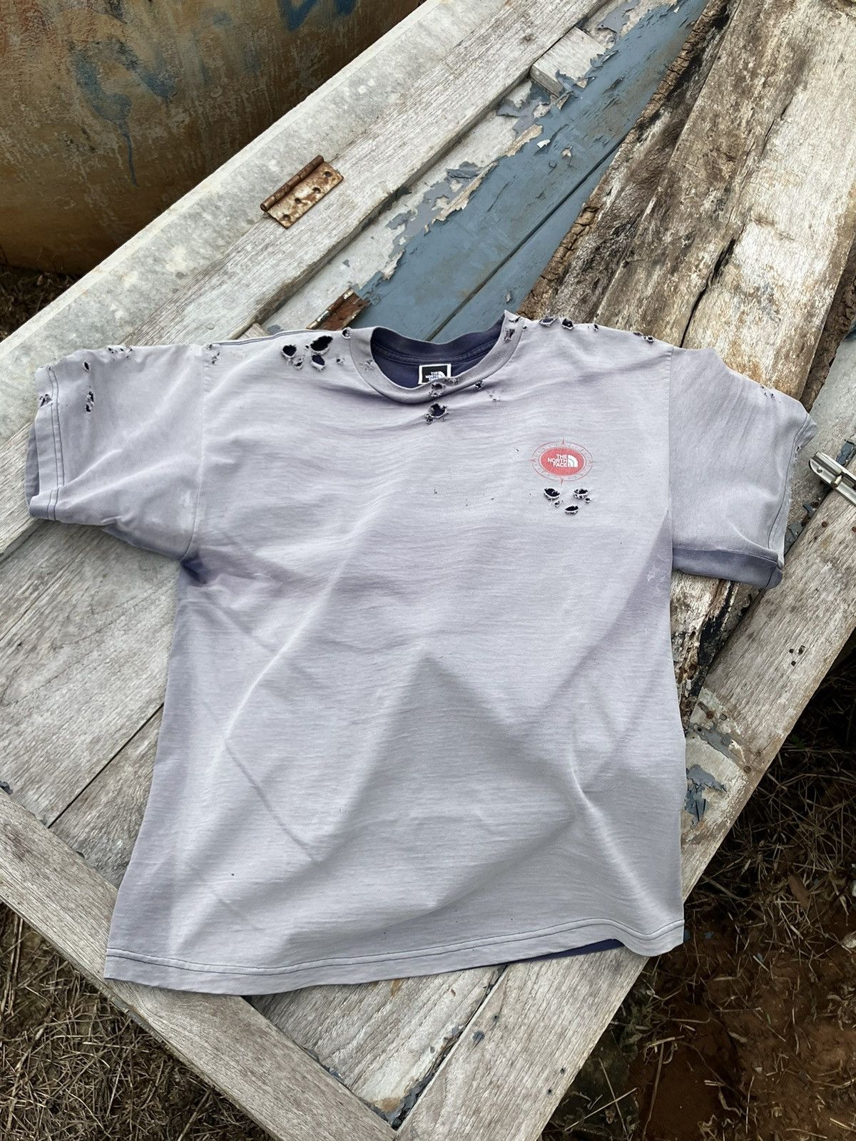 StraightFaded × The North Face Color fading from natural sunlight Size US S / EU 44-46 / 1 - 1 Thumbnail