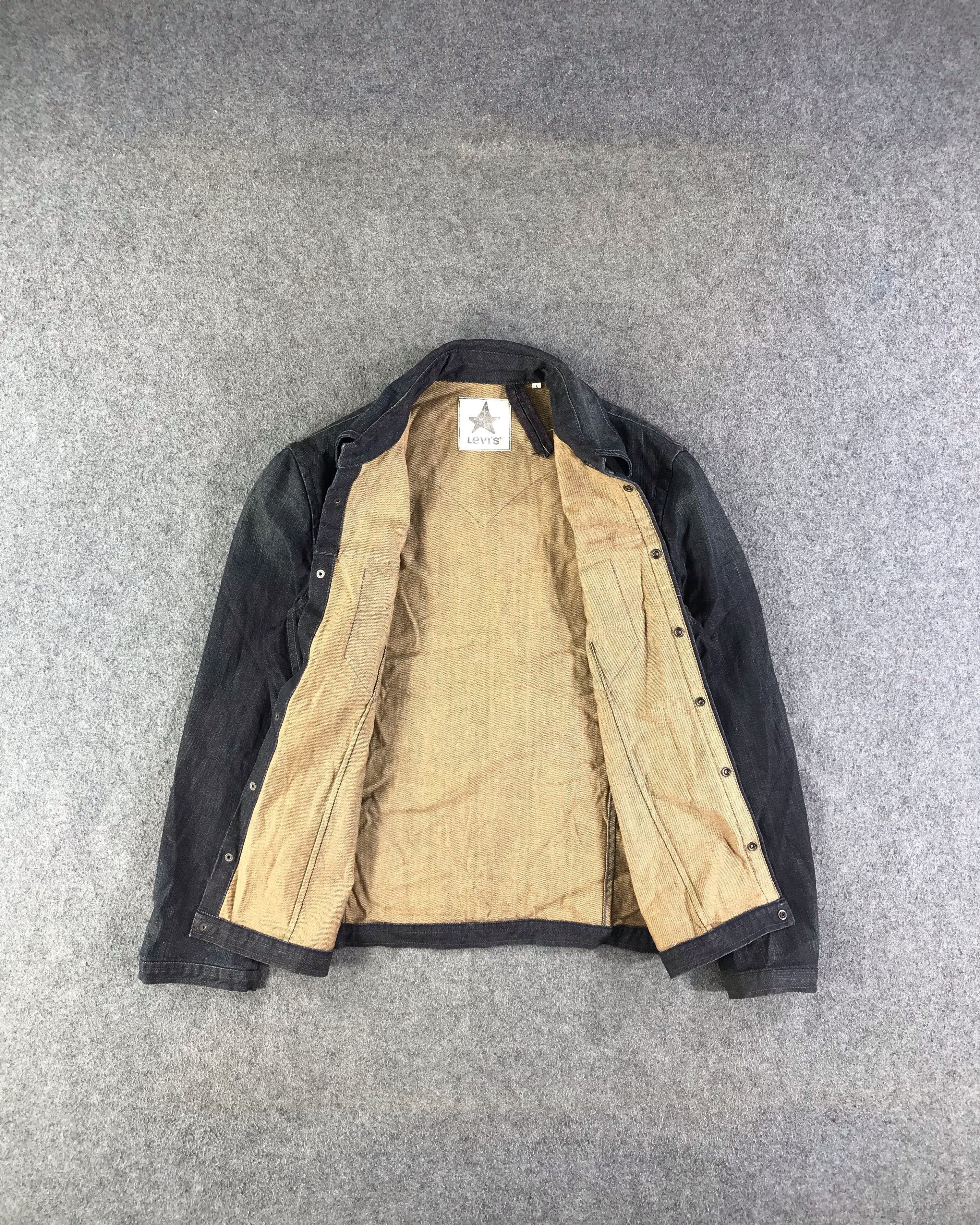 Levi's Levis Black Tag Denim Jacket -JC192 Size US L / EU 52-54 / 3 - 2 Thumbnail