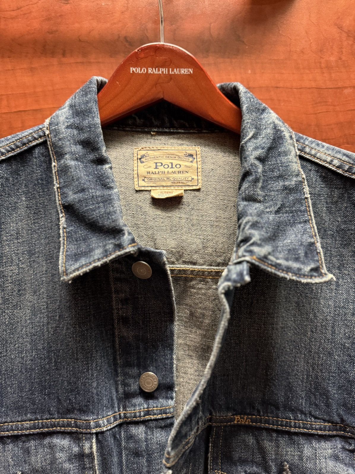 Polo Ralph Lauren Heavyweight Polo Ralph Lauren Jean Jacket Size US XL / EU 56 / 4 - 5 Thumbnail