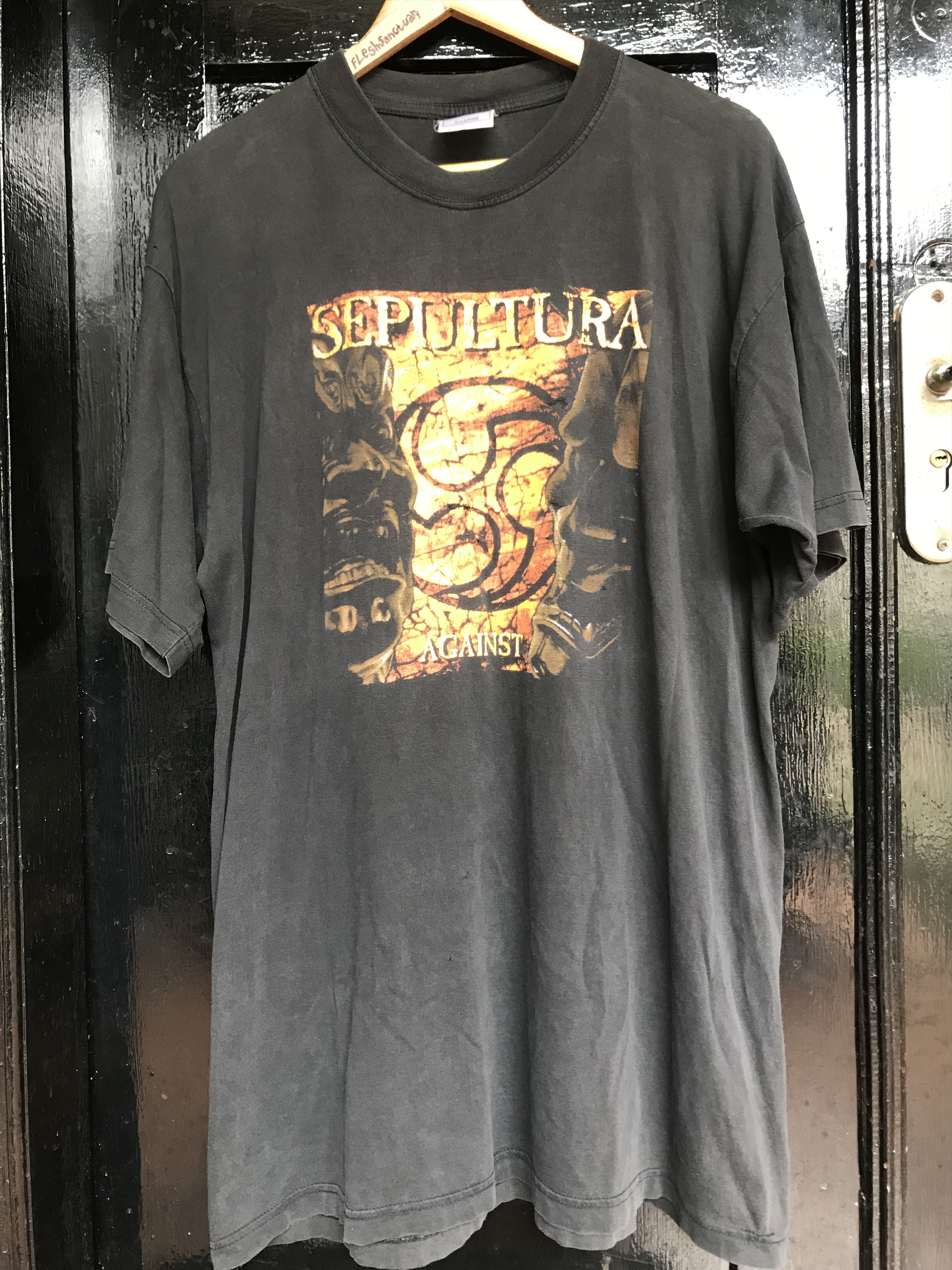 Band Tees Sepultura Nailbomb Pantera Deicide Entombed Soulfly Slayer Size US XL / EU 56 / 4 - 1 Thumbnail