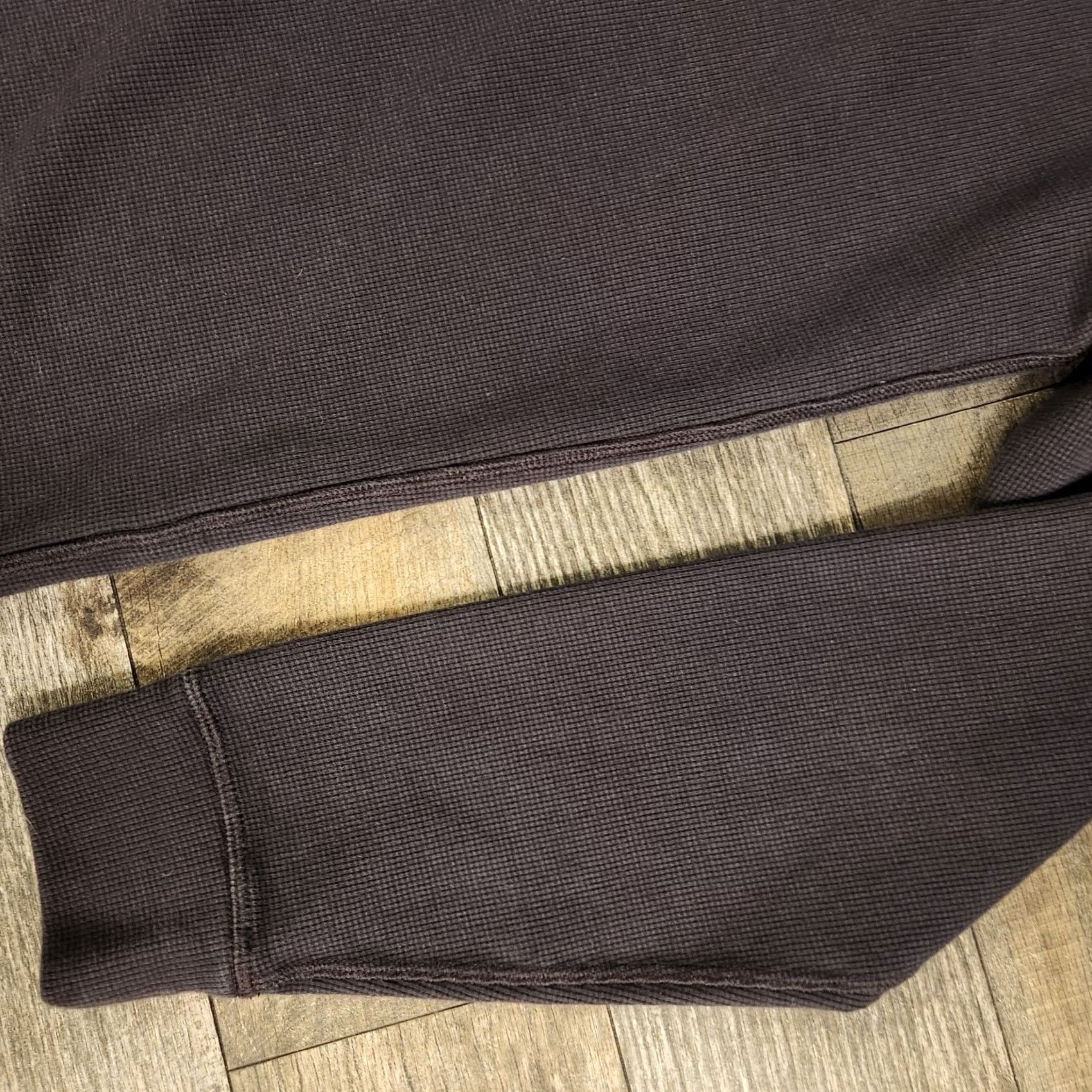 Vintage Public Rec Hoodie Mens Large Black Politan Performance Waffle Knit Solid Long Sleeve Pullover Athletic Logo Pocket Zip Size US L / EU 52-54 / 3 - 3 Thumbnail
