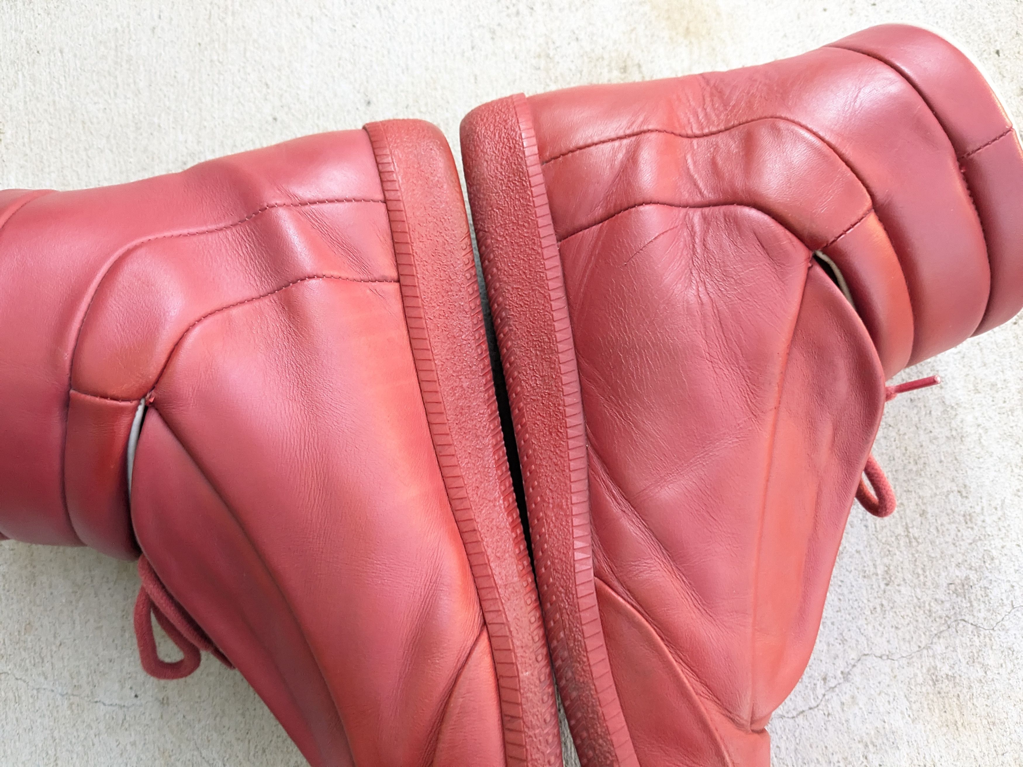 Maison Margiela Maison Margiela Future Red 9 42 High Tops Leather Italy Size US 9 / EU 42 - 14 Thumbnail