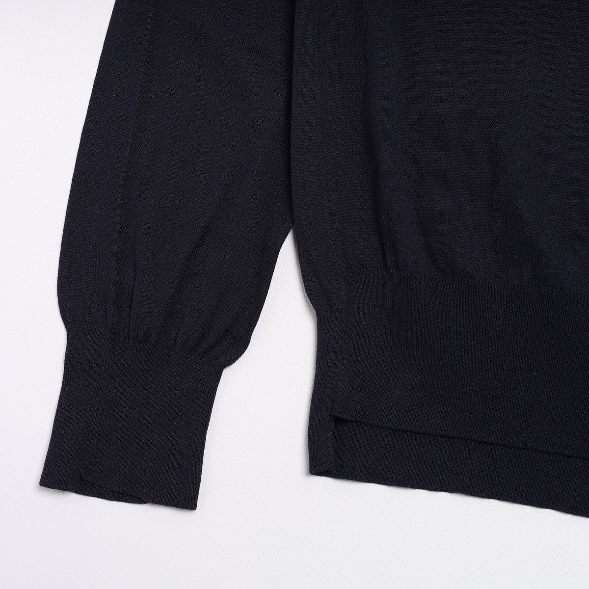 Acne Studios Acne Studios Navy Sweater Logo Pullover Cotton Size US S / EU 44-46 / 1 - 6 Thumbnail