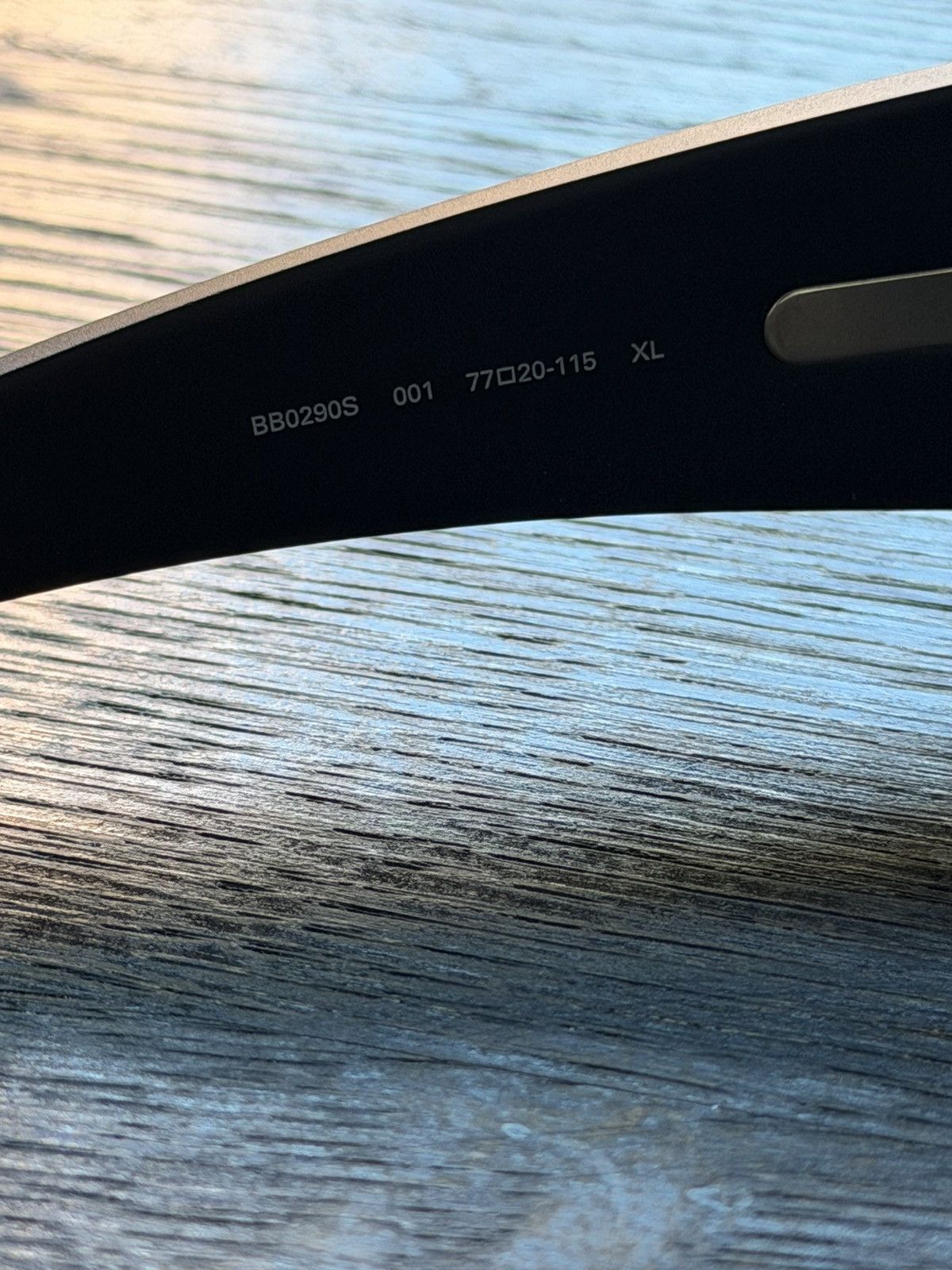Balenciaga reverse XPander 2.0 black aluminum sunglasses