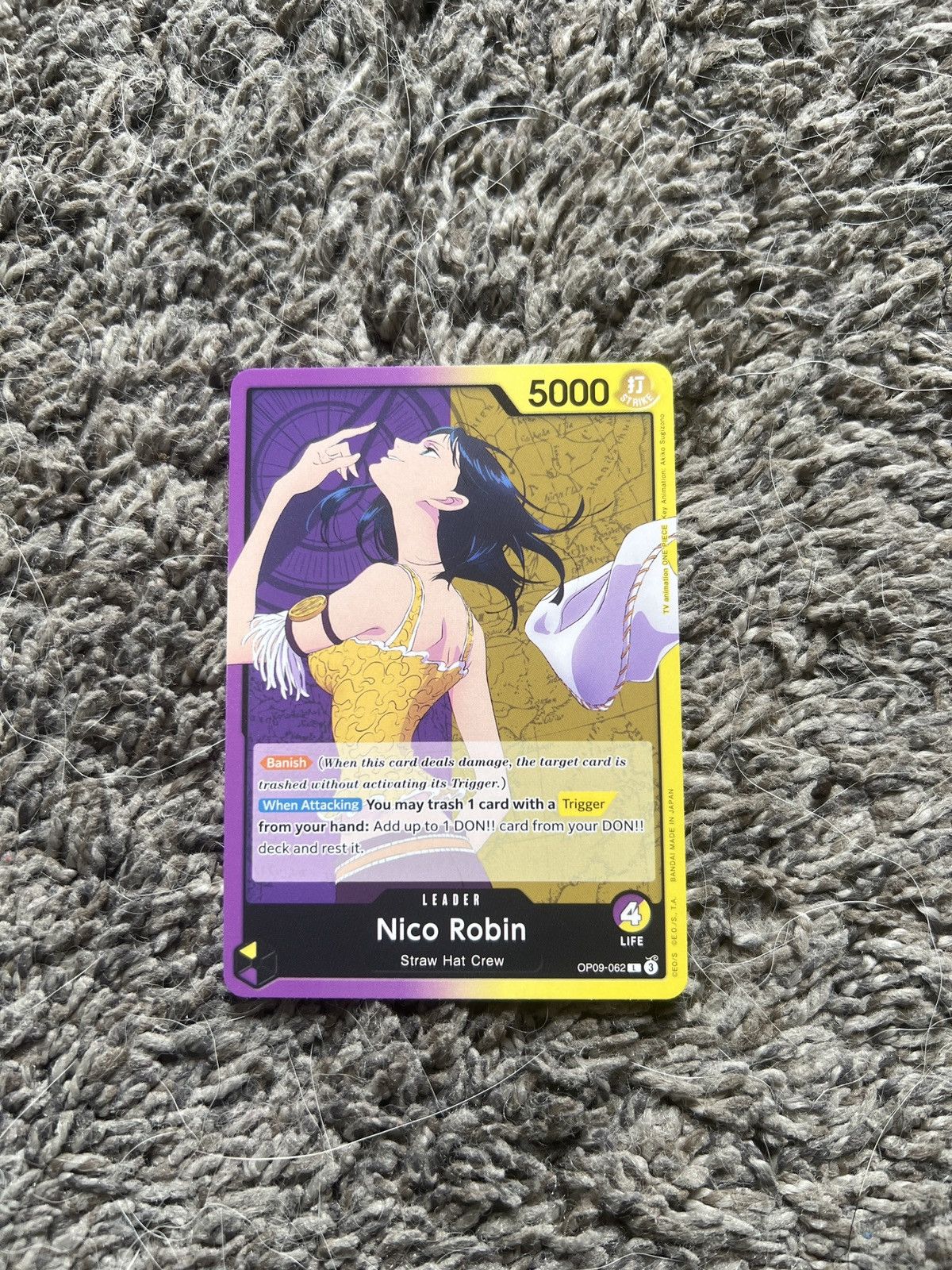 One Piece One Piece Nico Robin Card Size ONE SIZE - 1 Thumbnail