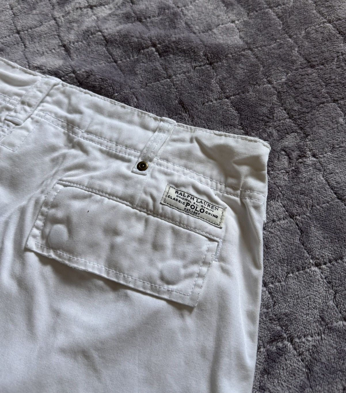 Polo Ralph Lauren × Vintage Vintage Polo Ralph Lauren Cargo Shorts Size US 34 / EU 50 - 7 Thumbnail