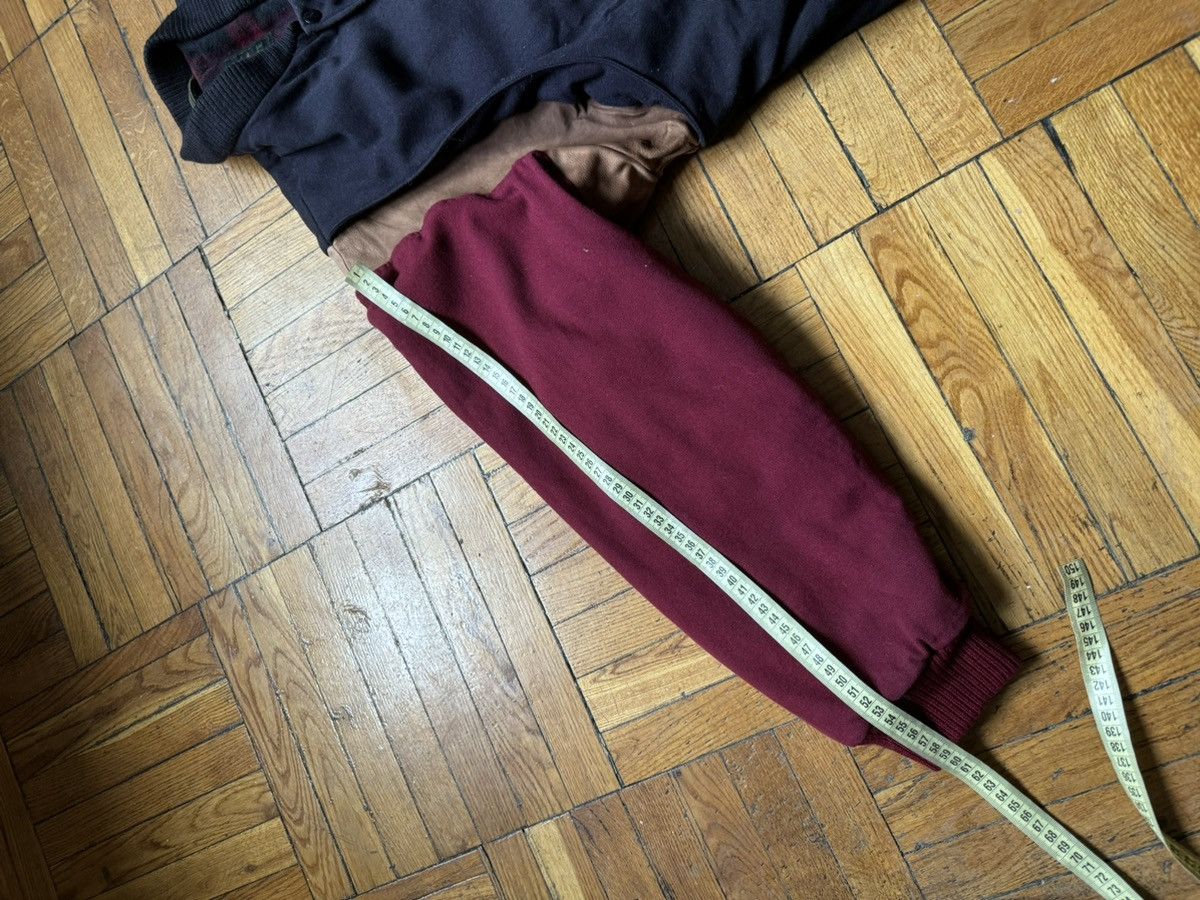 Lacoste 90s Vintage Men's LACOSTE Red Wool Leather Bomber Jacket 6 Size US XL / EU 56 / 4 - 15 Thumbnail